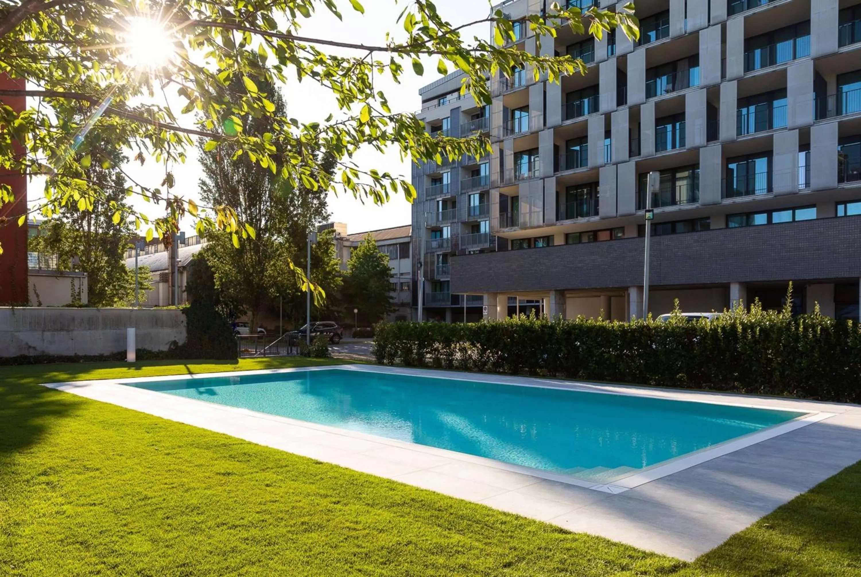Pool view in Ramada Plaza by Wyndham Milano