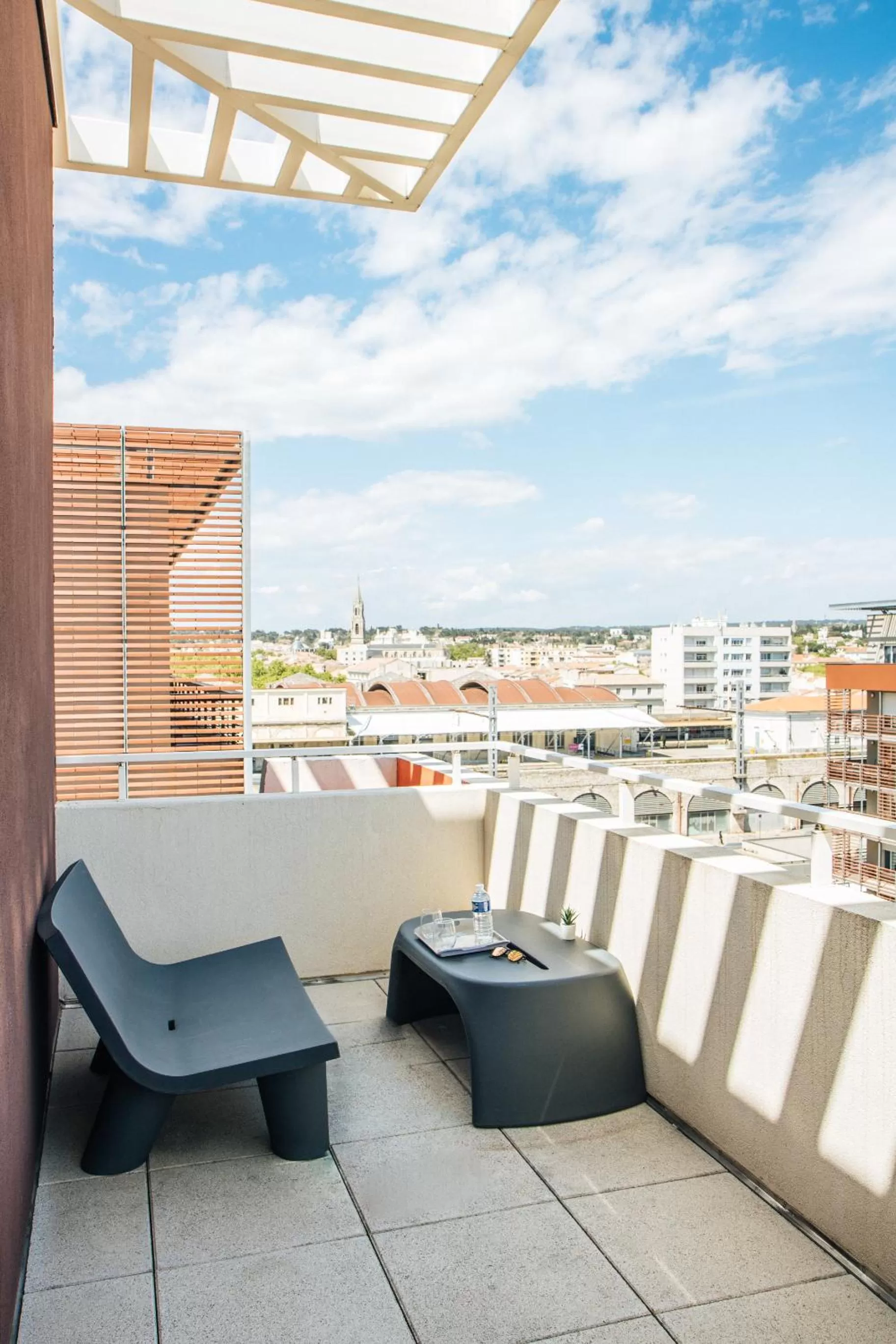 Balcony/Terrace in Twenty Business Flats Nîmes Trigone