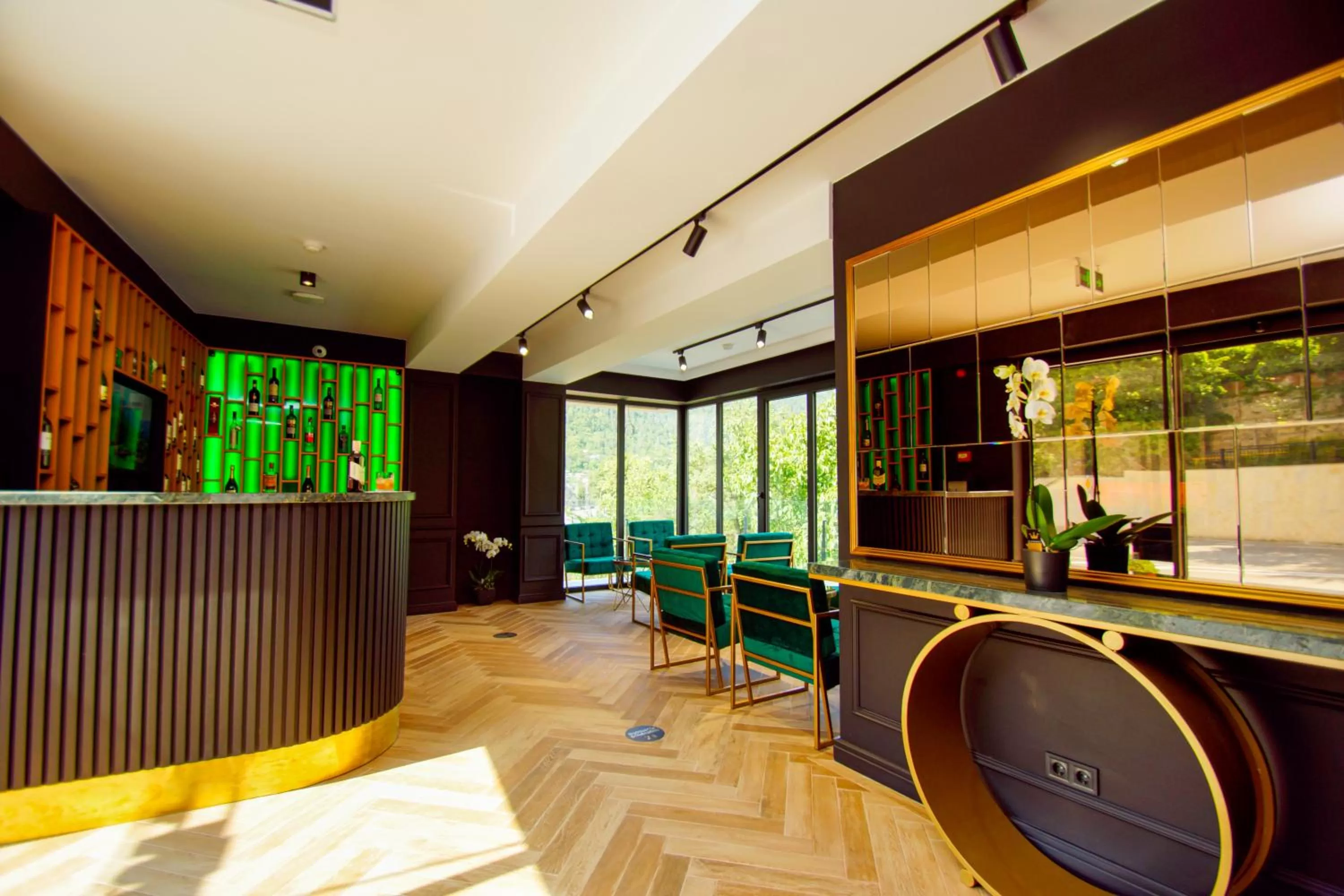 Lobby or reception in Borjomi Bridge Hotel