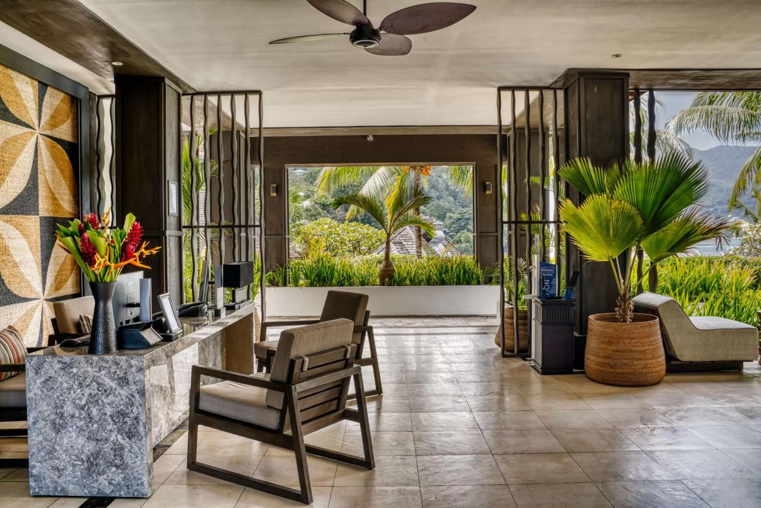 Lobby or reception in Hilton Seychelles Northolme Resort & Spa
