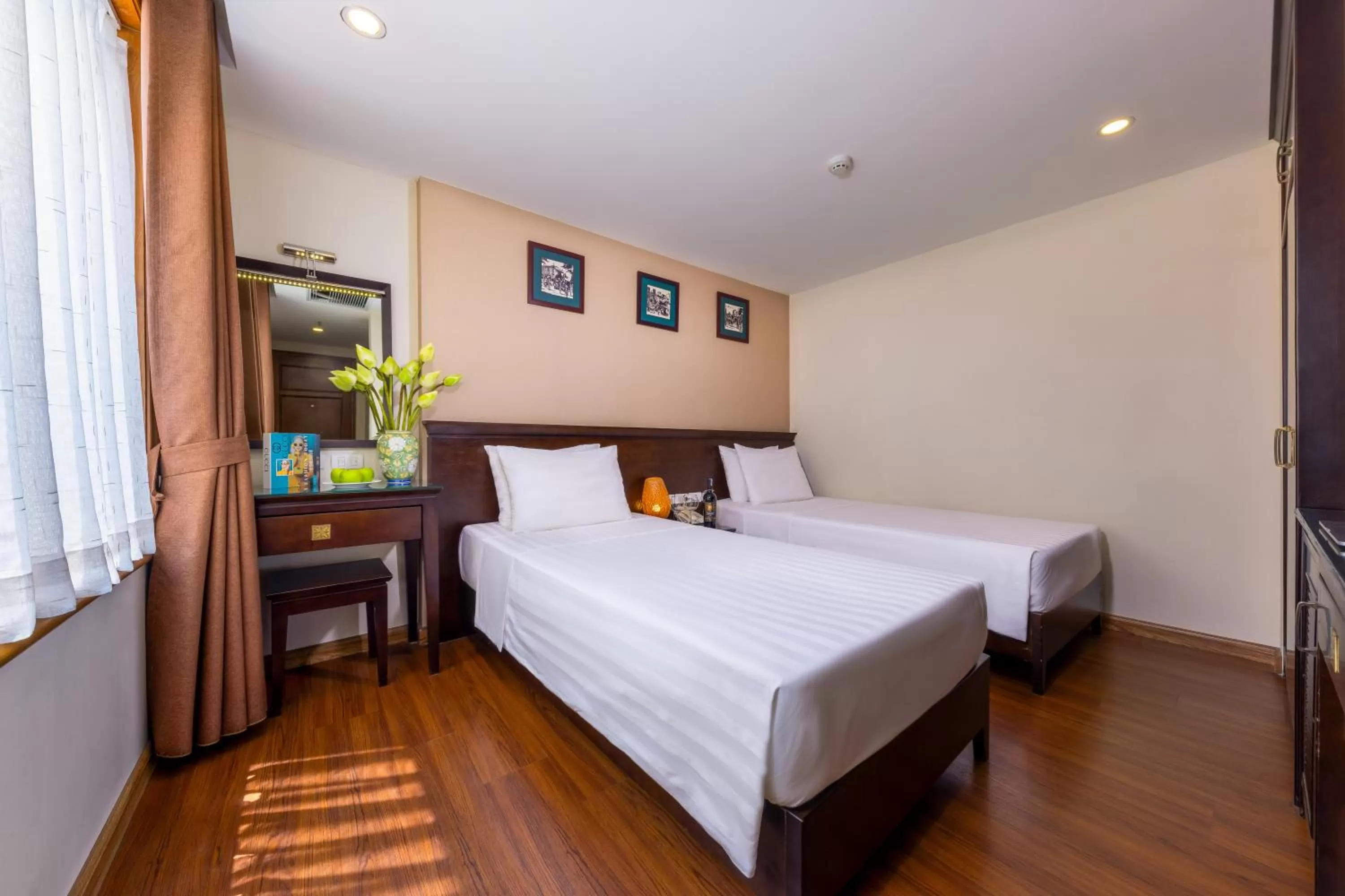 Photo of the whole room, Bed in Centre Point Hanoi Hotel