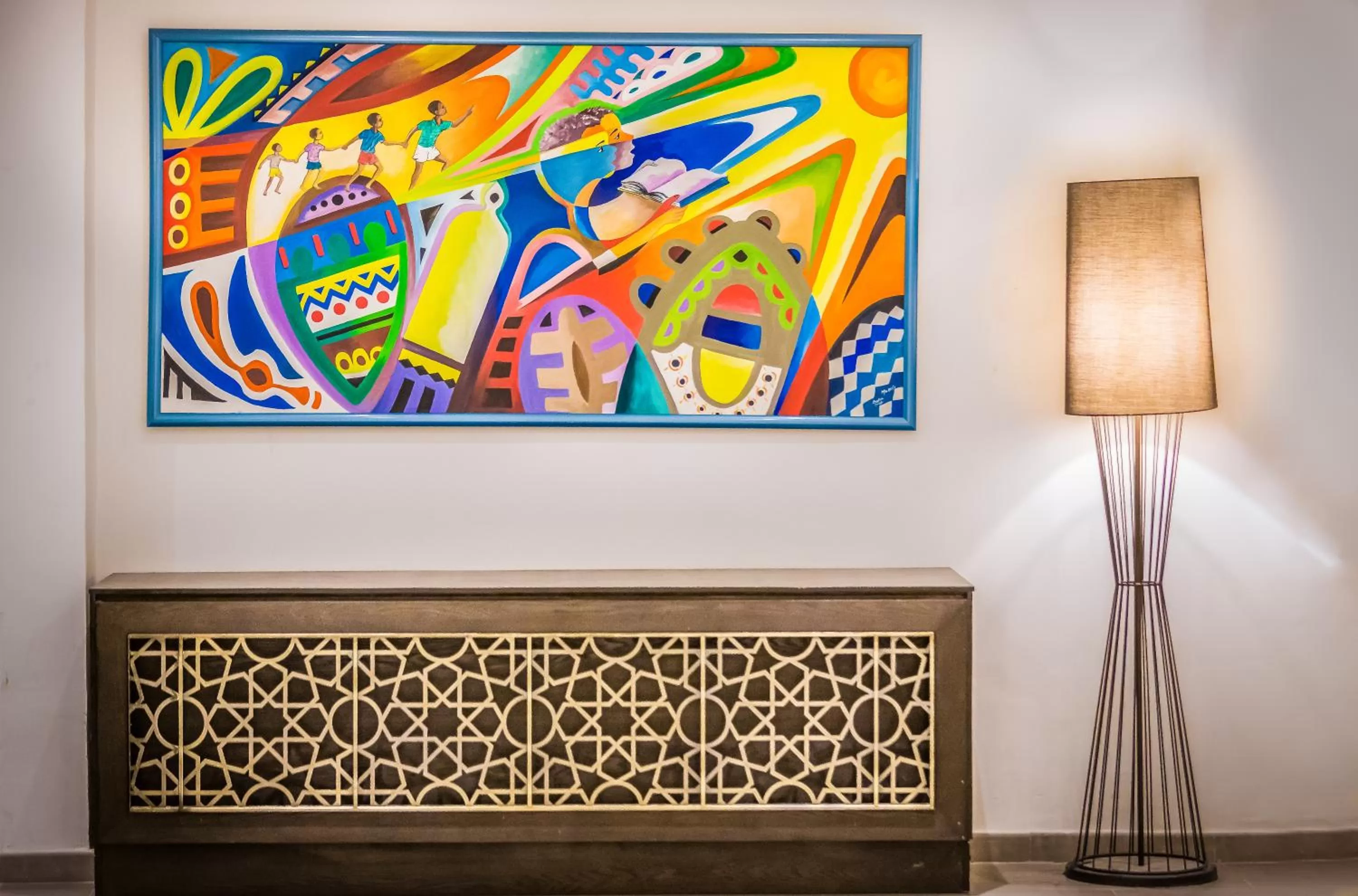 Decorative detail in Azalaï Hôtel Nouakchott