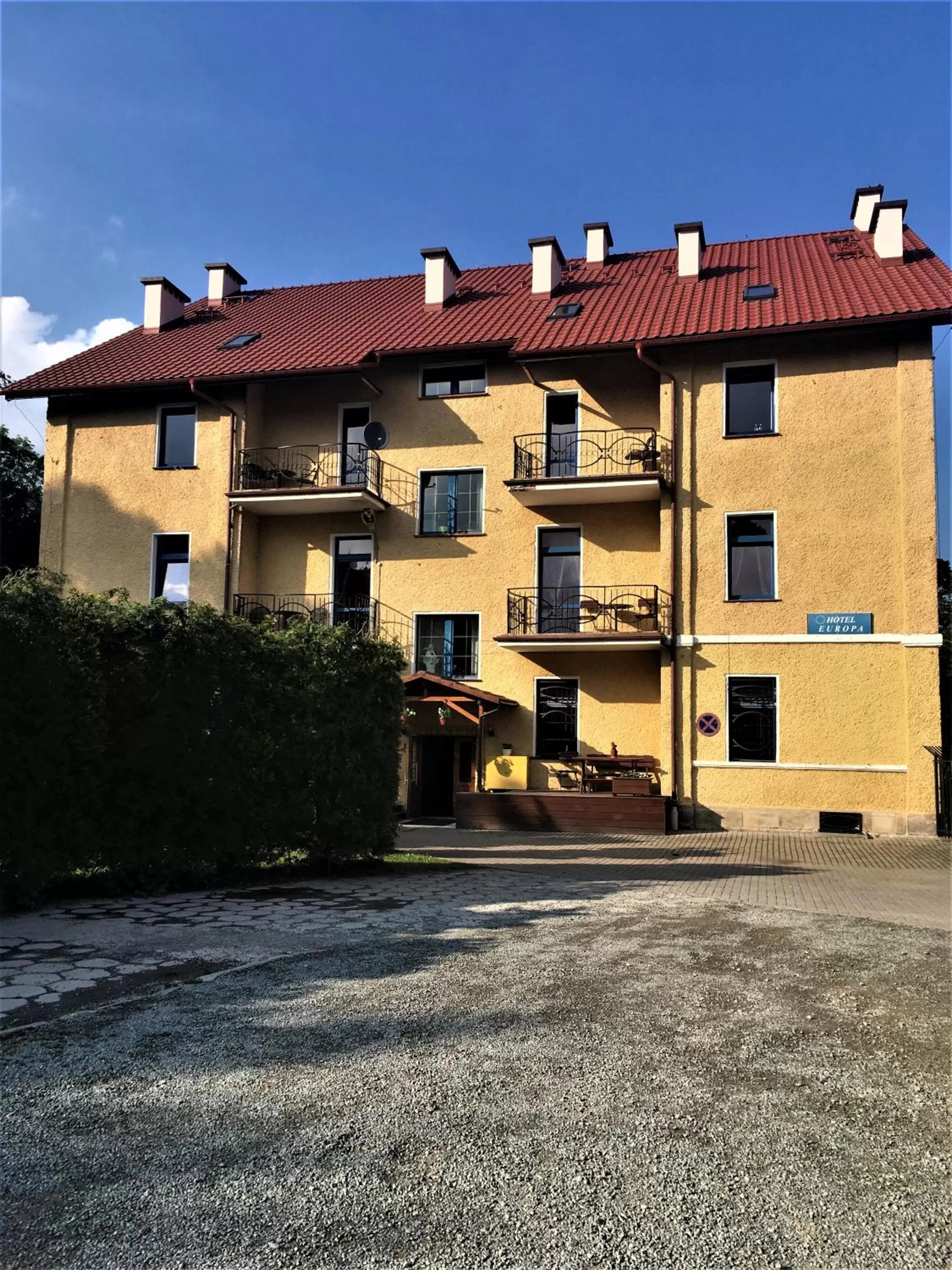 Facade/entrance in Hotel Europa
