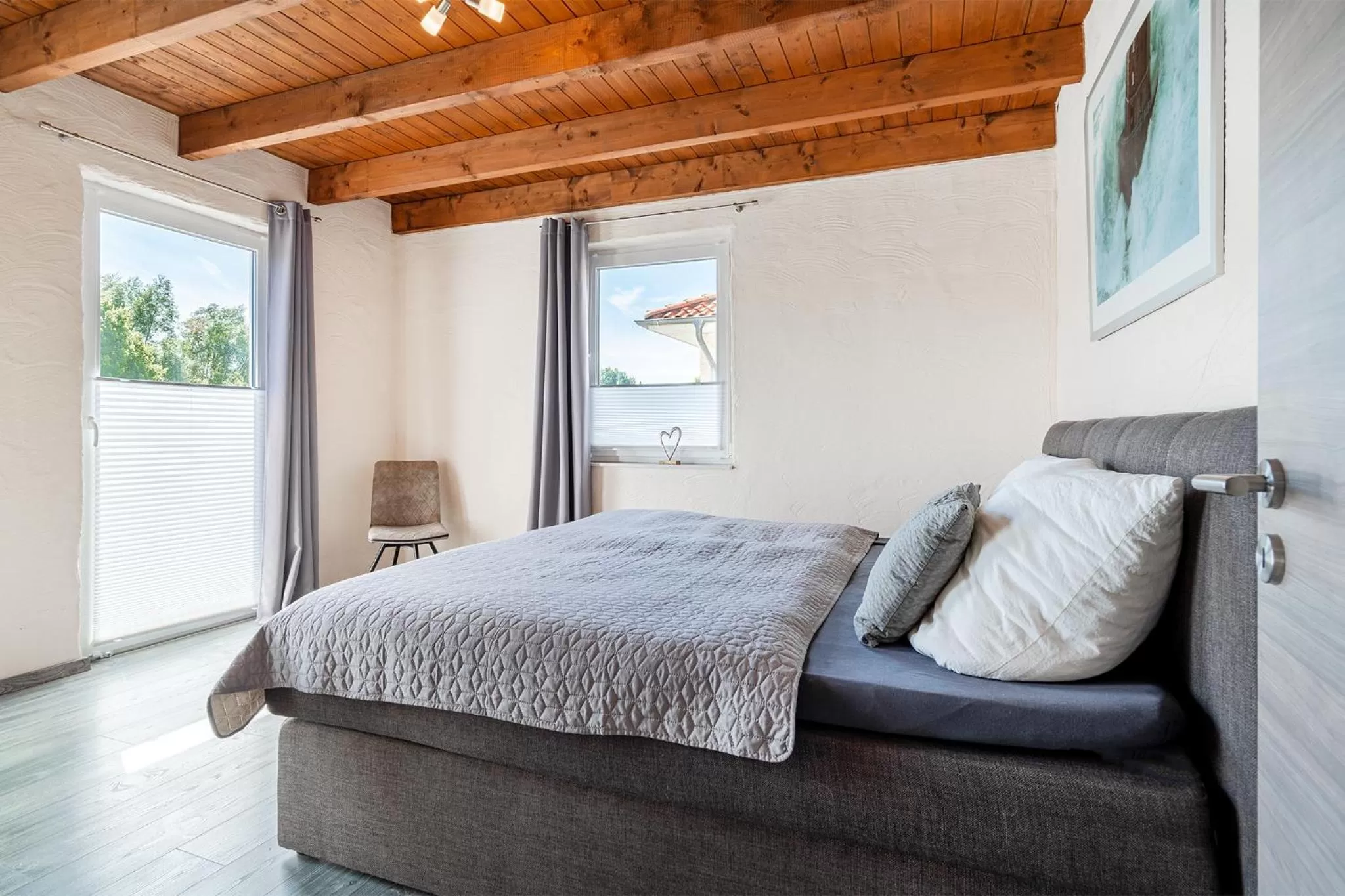 Bed in Villa Moorstern am Badesee Tannenhausen