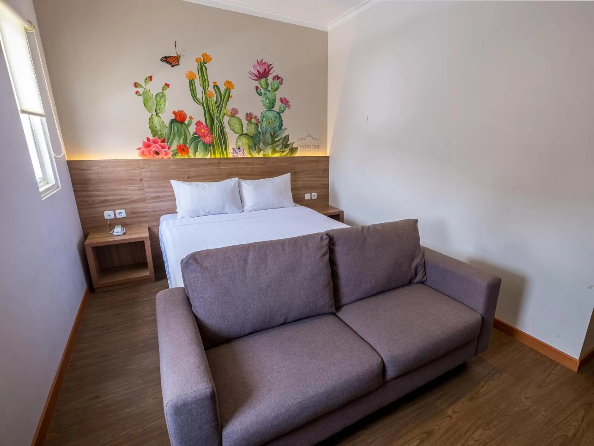 Bed in Three Eight Front One Boutique Batu Malang