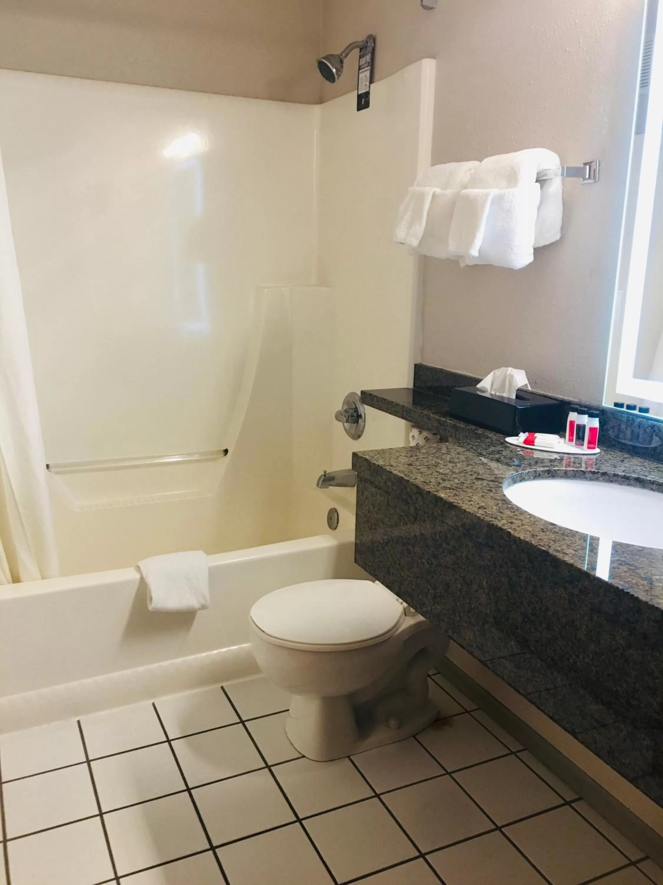 Bathroom in Super 8 by Wyndham Swift Current