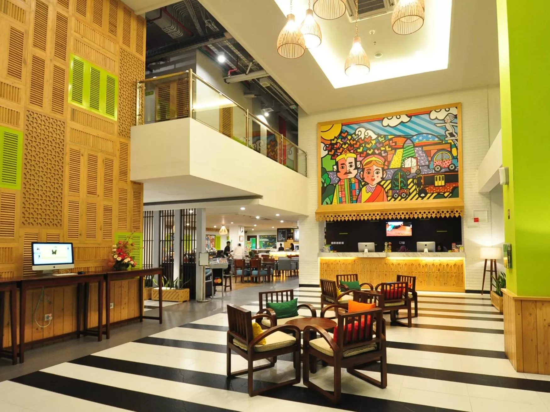 Lobby or reception in MaxoneHotels at Kramat
