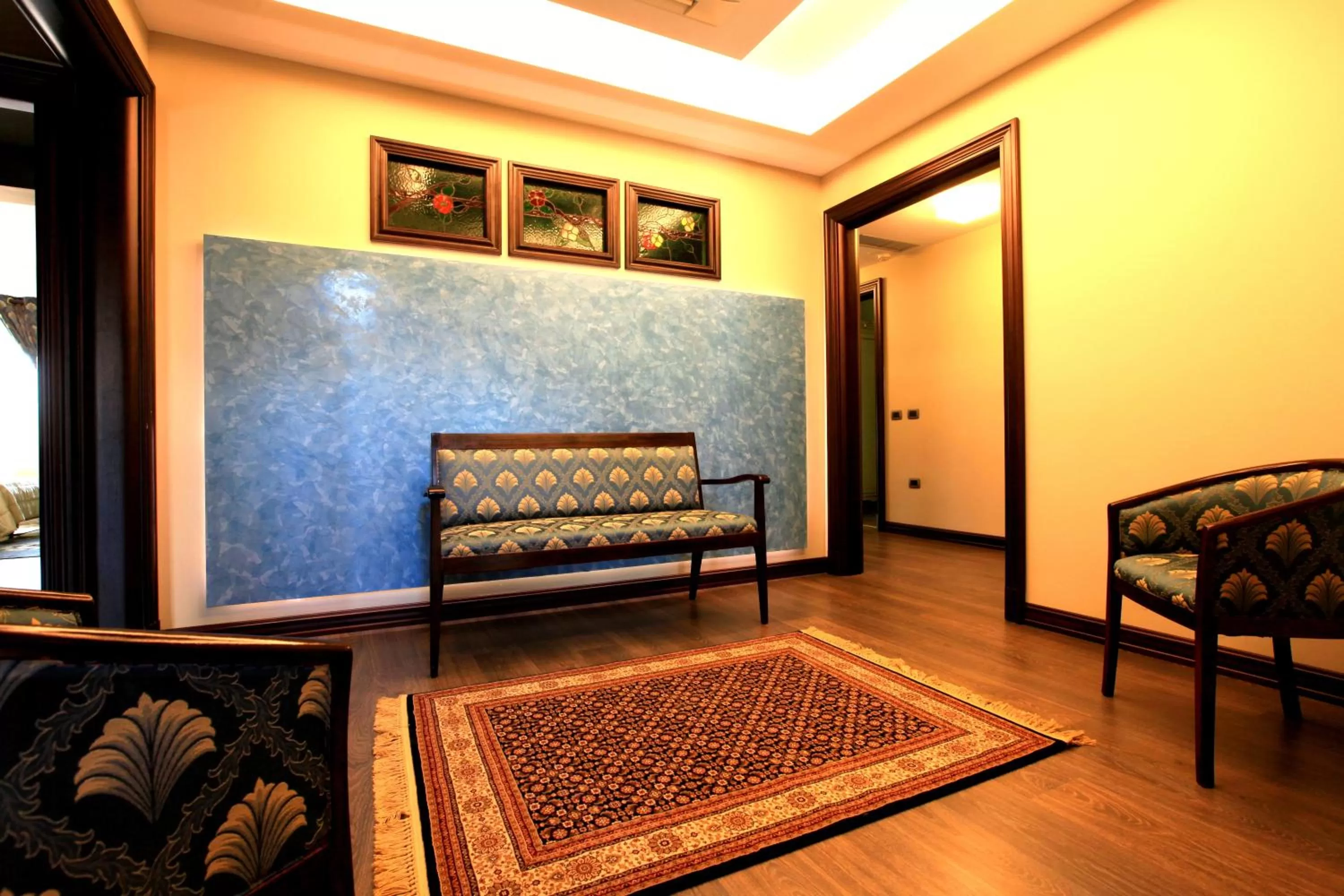 Lobby or reception in Hotel Victoria Tirana