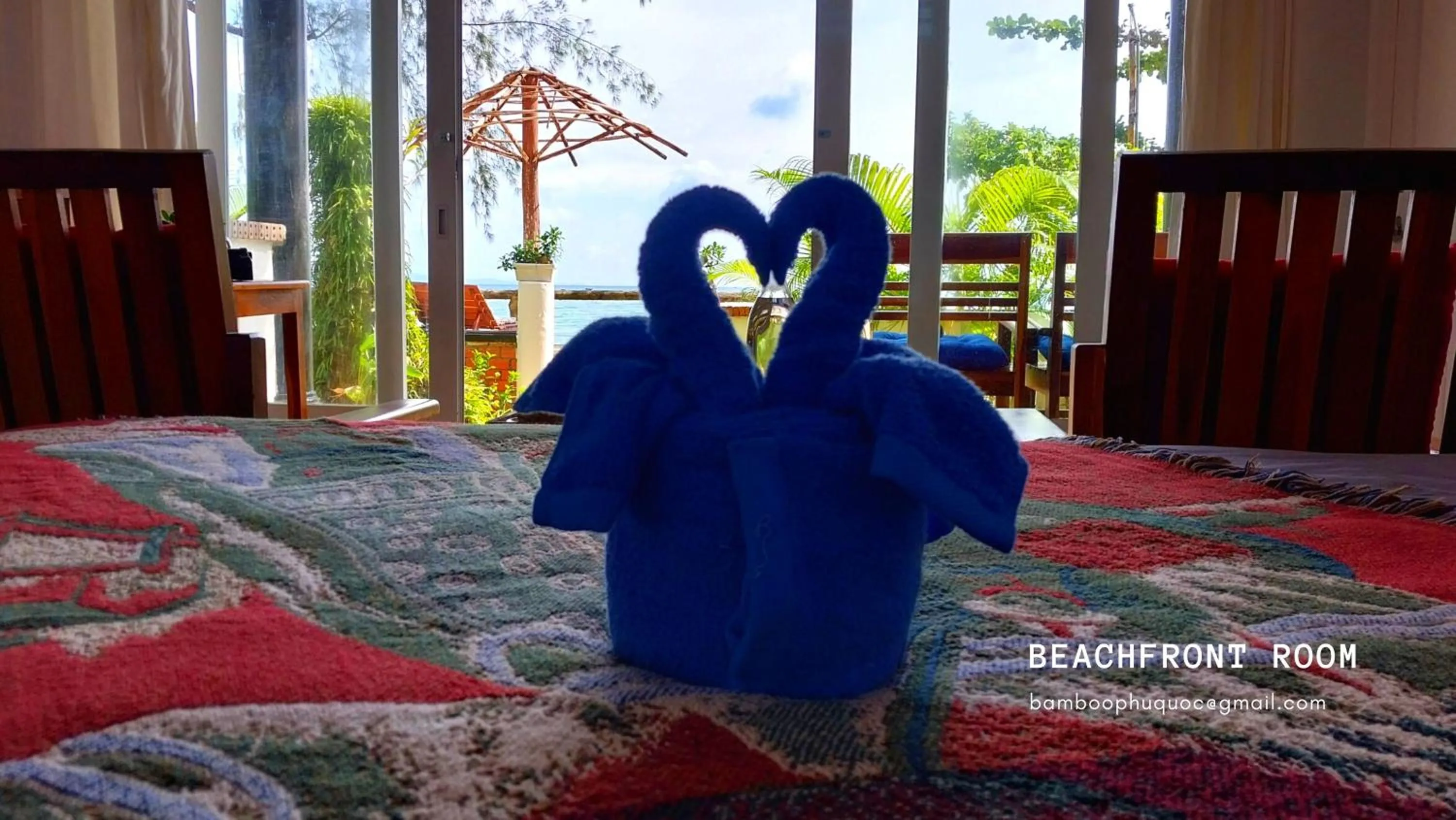 Double Room - Beachfront in Bamboo Cottages