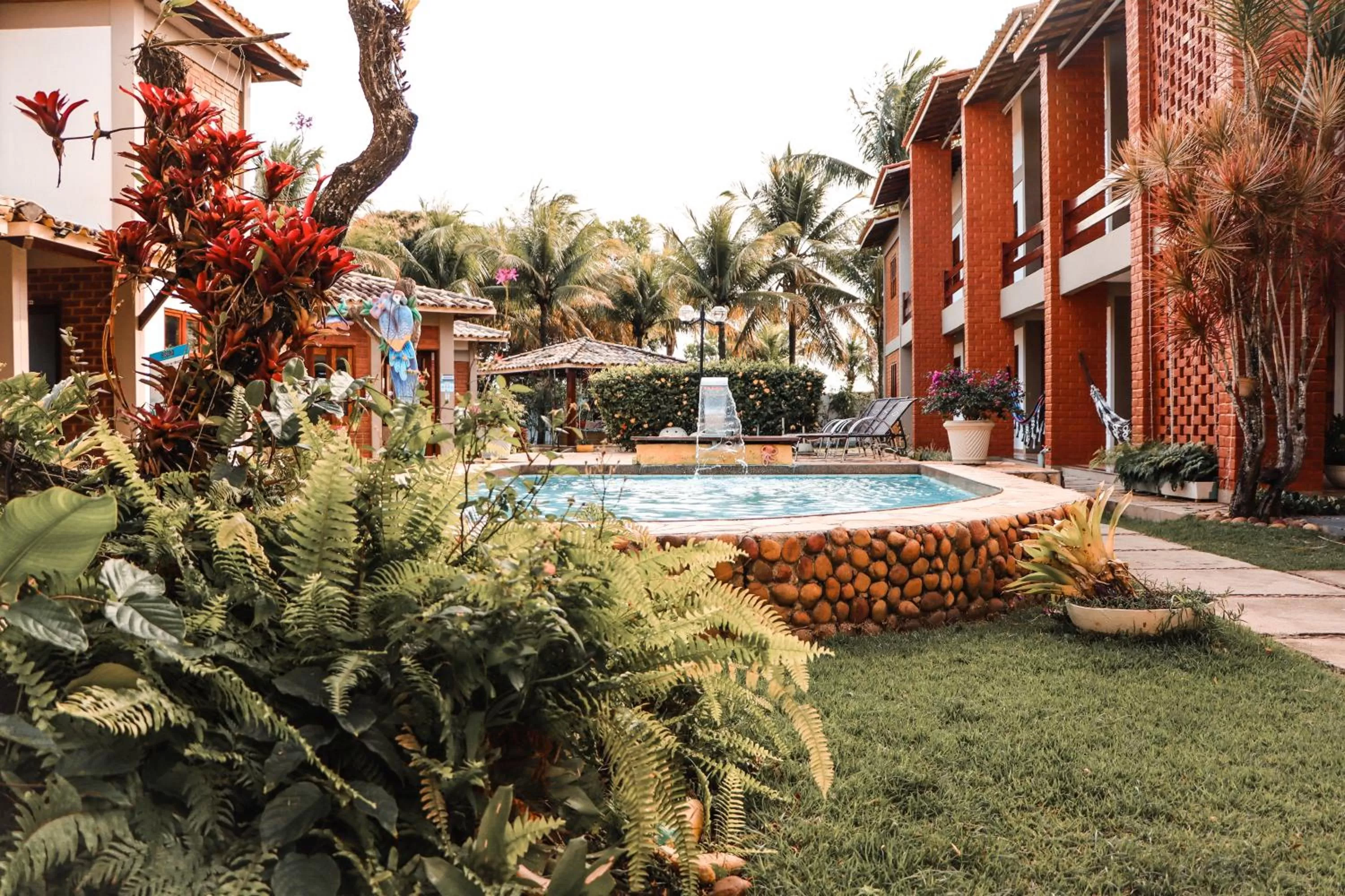 Garden in Pousada e Chale Porto Paraiso