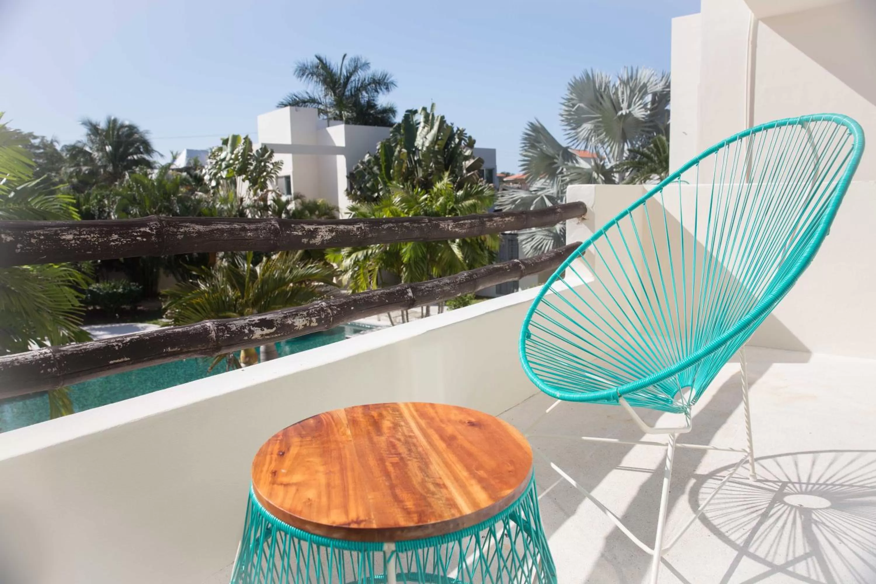 Garden view in Villas H2O