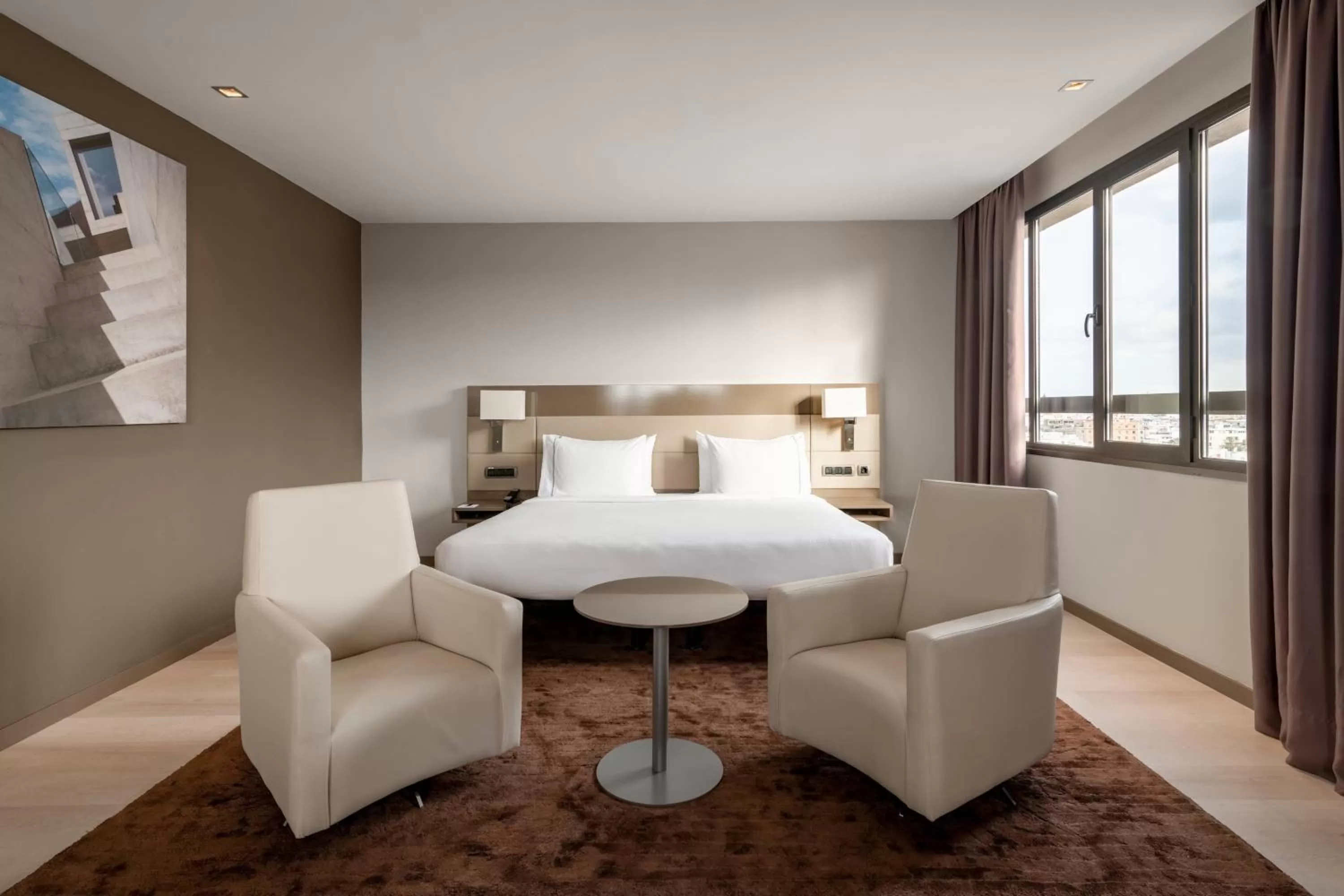 Bedroom, Bed in AC Hotel Iberia Las Palmas by Marriott