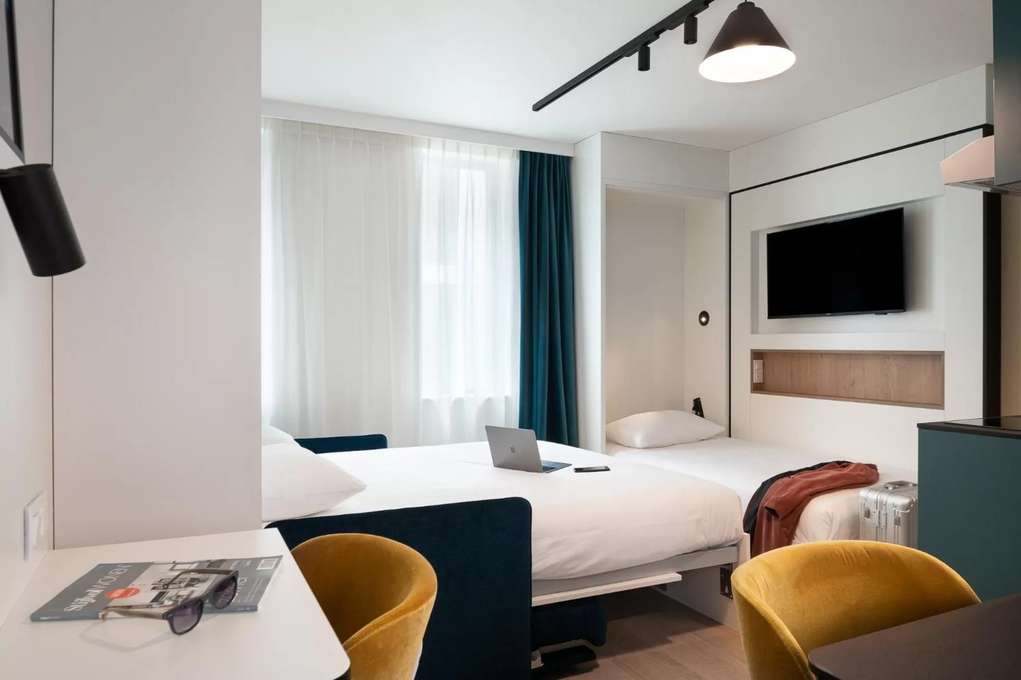 Photo of the whole room, Bed in Adagio Access Gent Centrum Dampoort