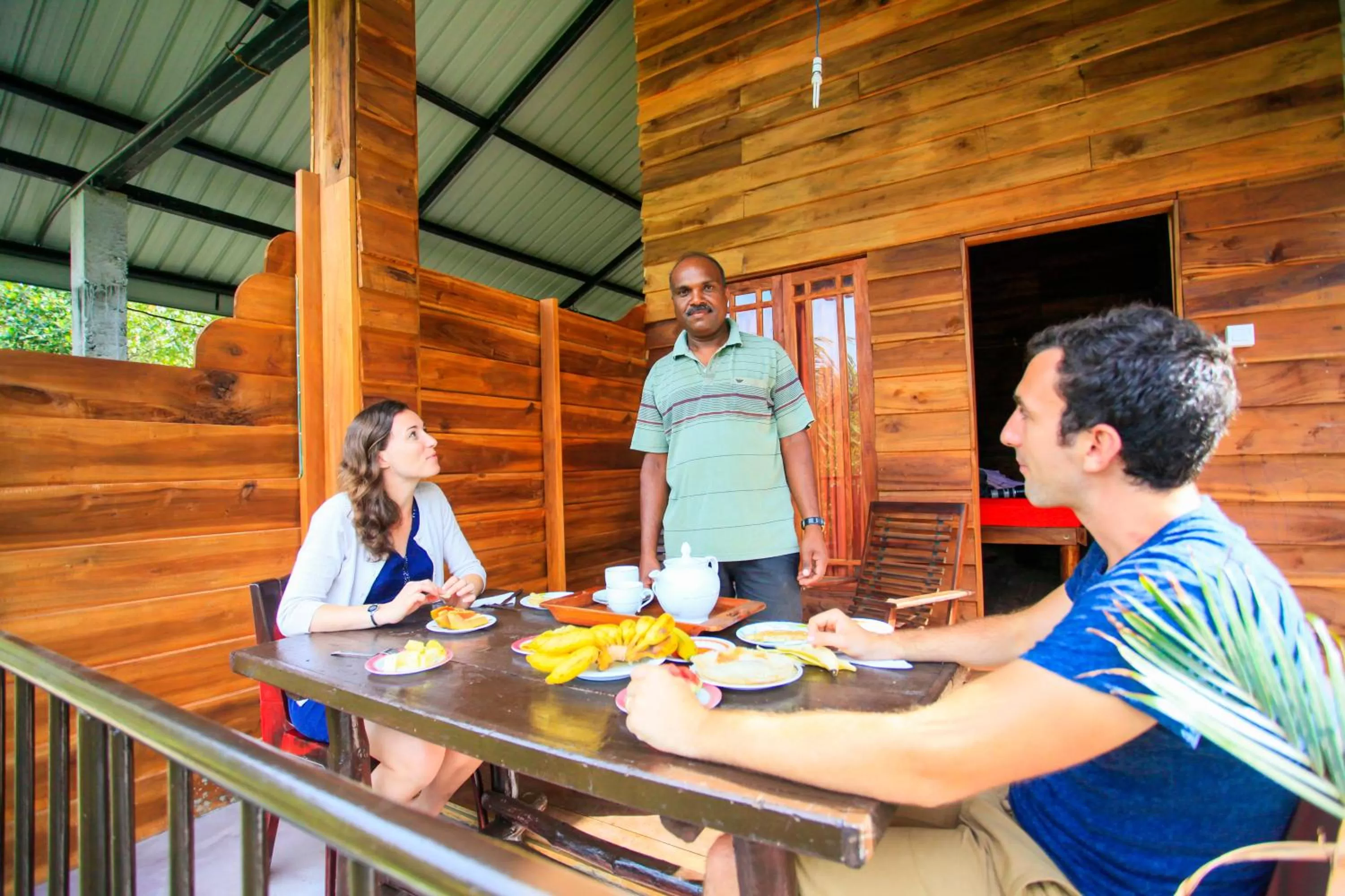 Asian breakfast in Madushanka Resort