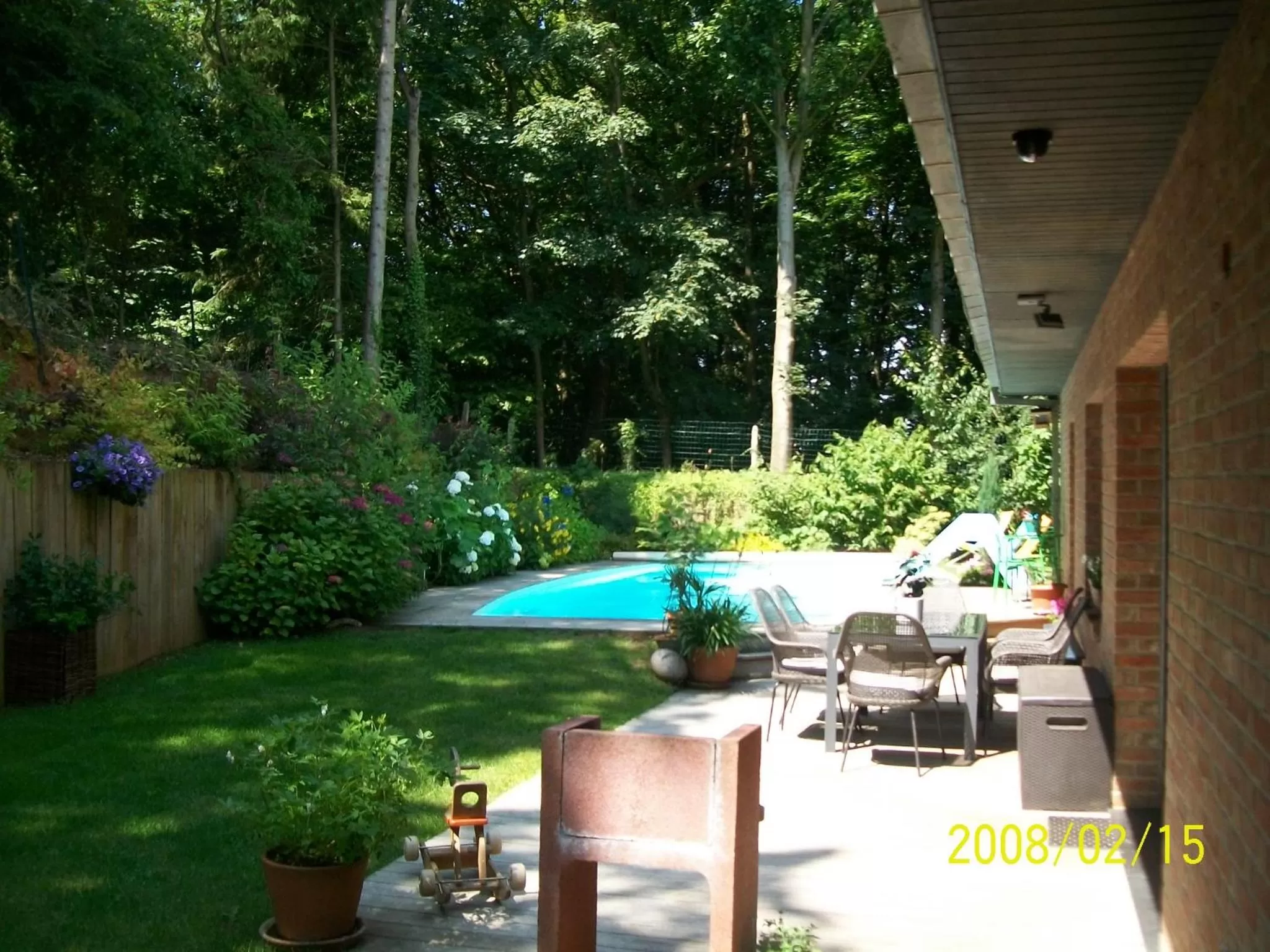 Garden view, Swimming Pool in La Maison D'hôtes Du Mont Des Cats