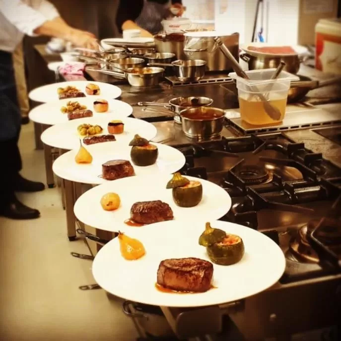 Food close-up in Hôtel Terminus