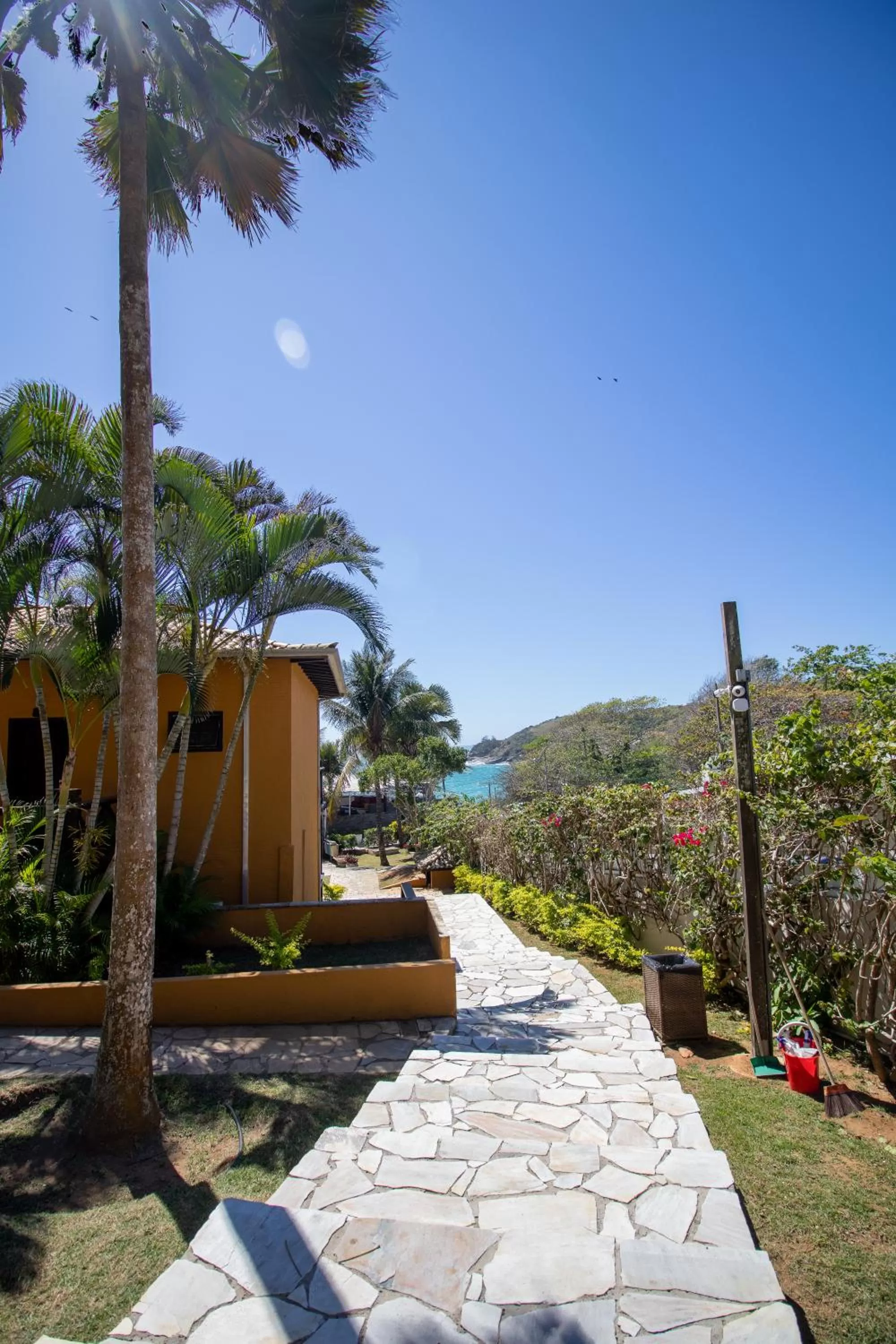 Inner courtyard view in Hotel Pousada Brava Club
