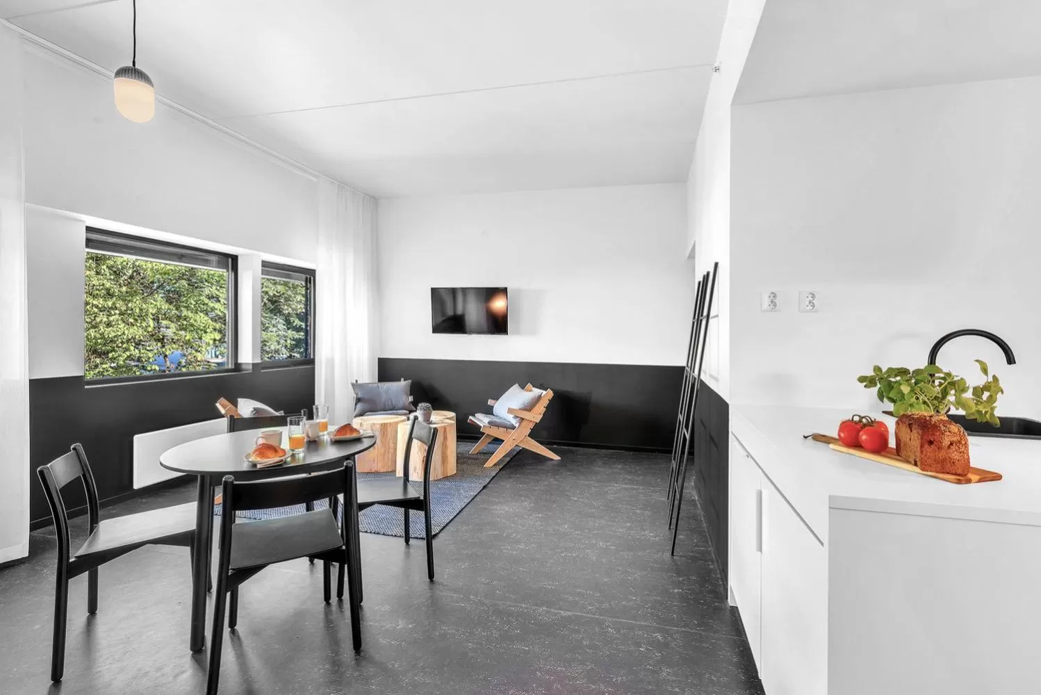 Living room in Forenom Aparthotel Oslo