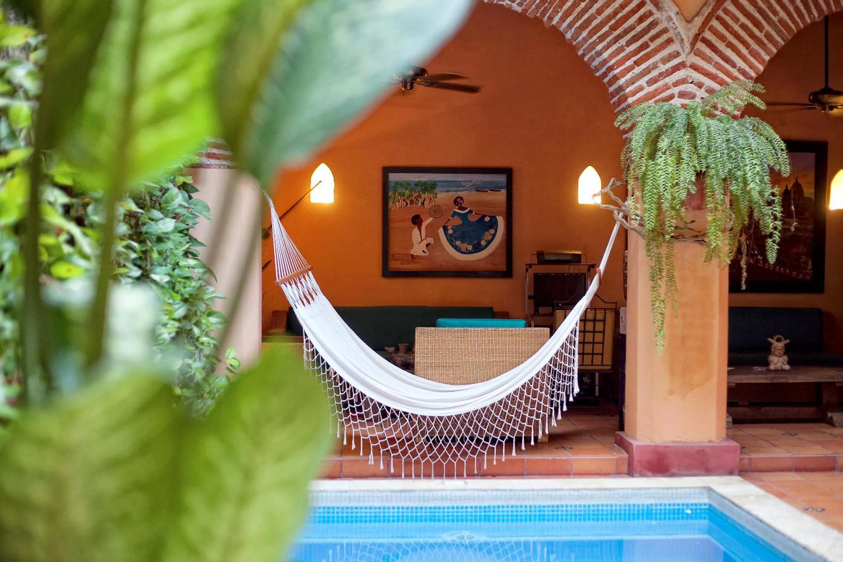 Swimming pool in Casa India Catalina