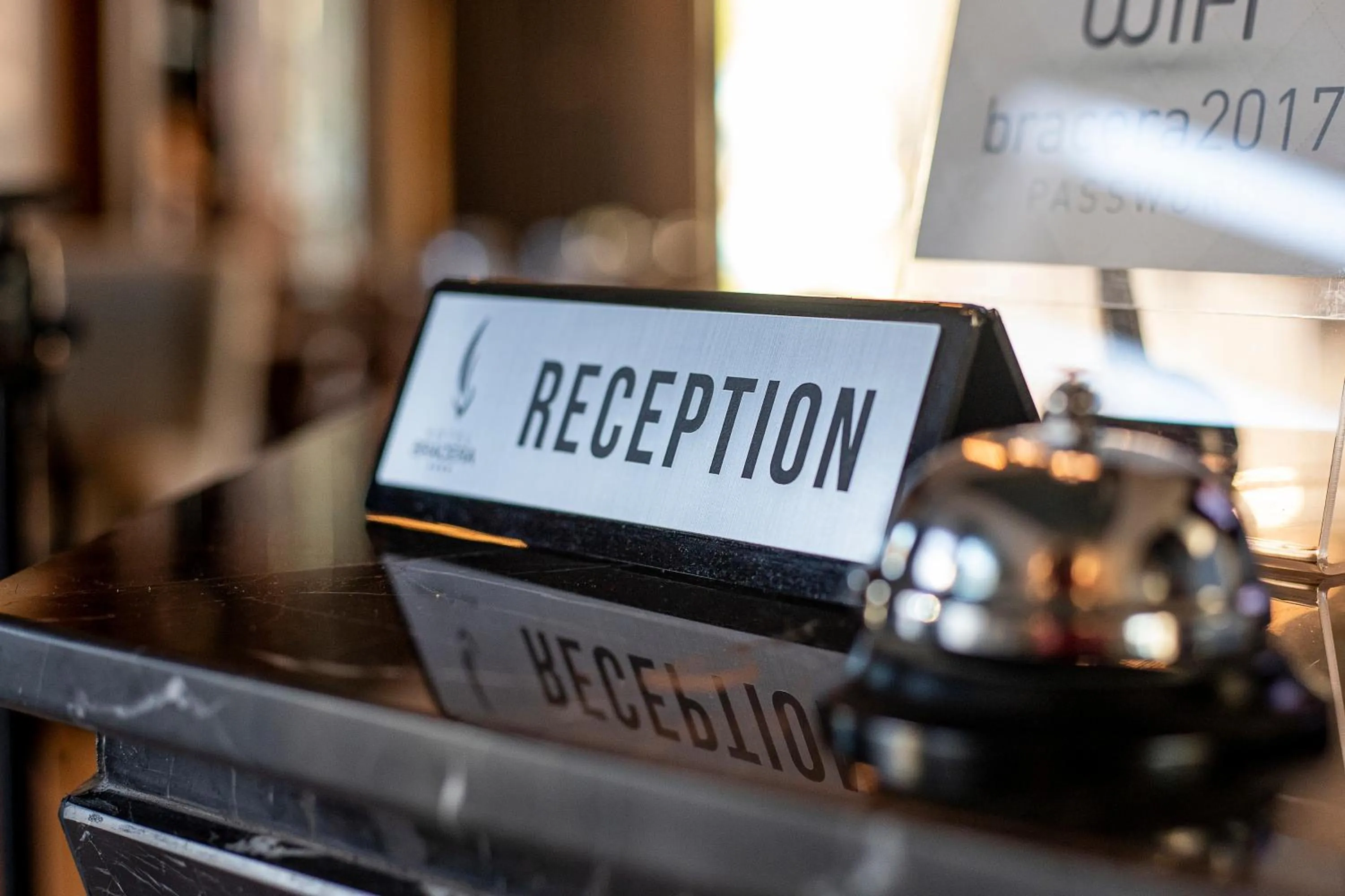 Lobby or reception in Hotel Bracera