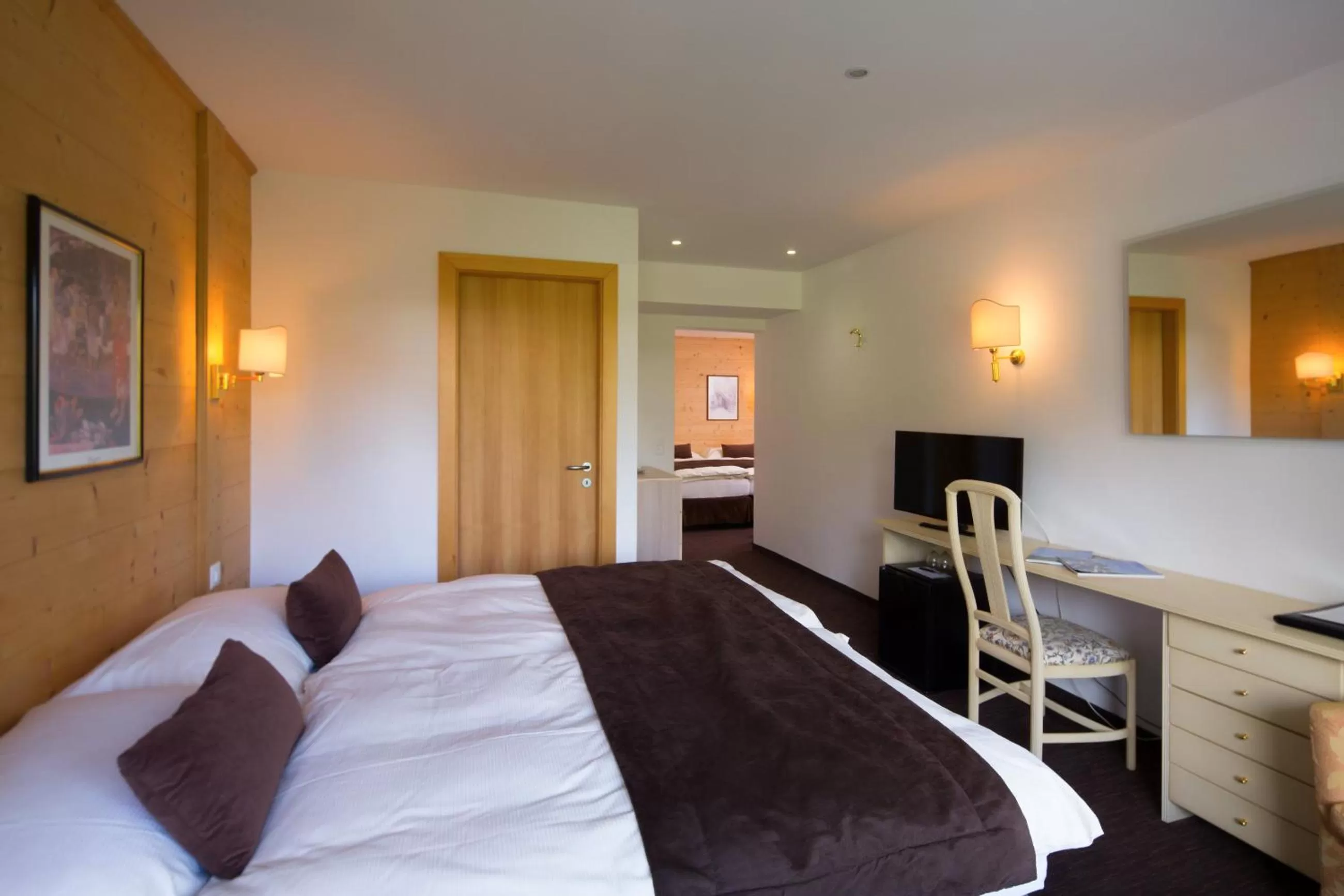 Bedroom, Bed in Hotel La Prairie