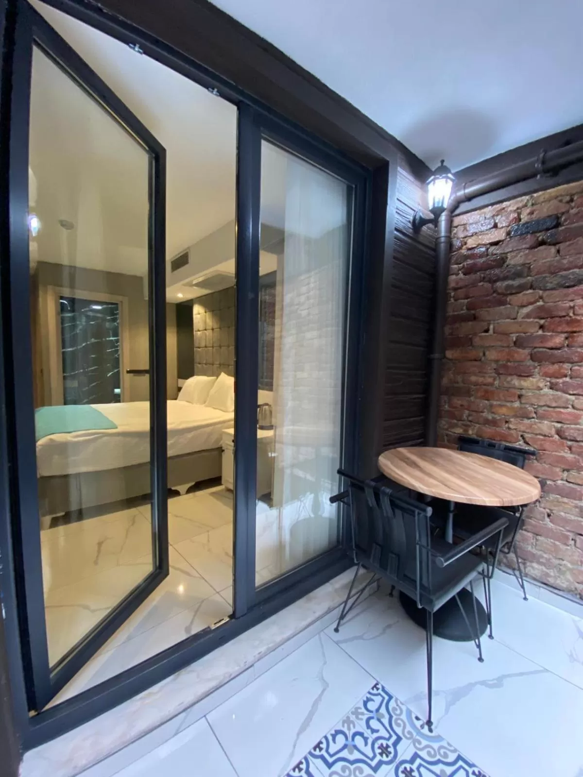 Bed in Hotel Blue Ottoman