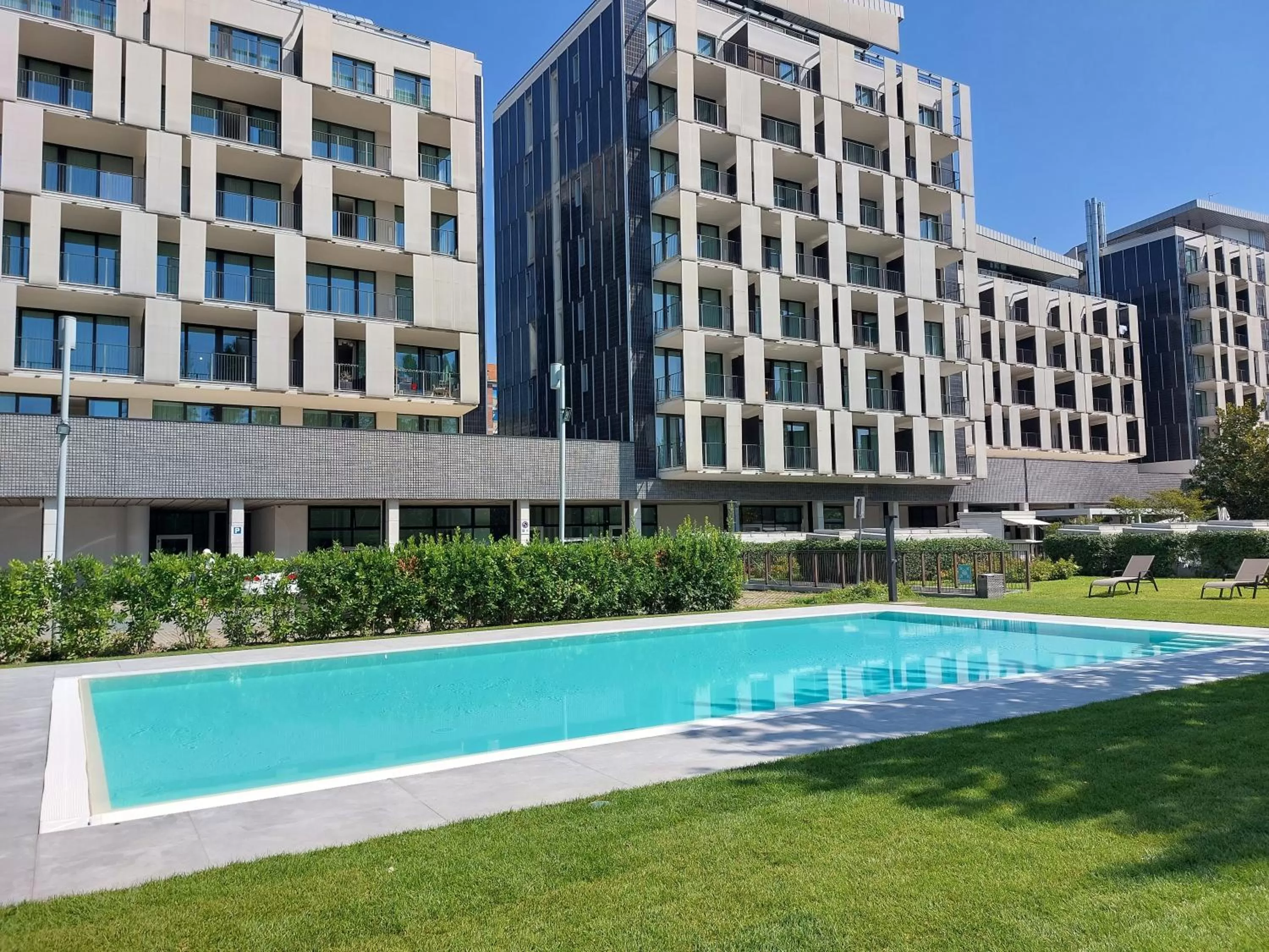 Pool view in Ramada Plaza by Wyndham Milano