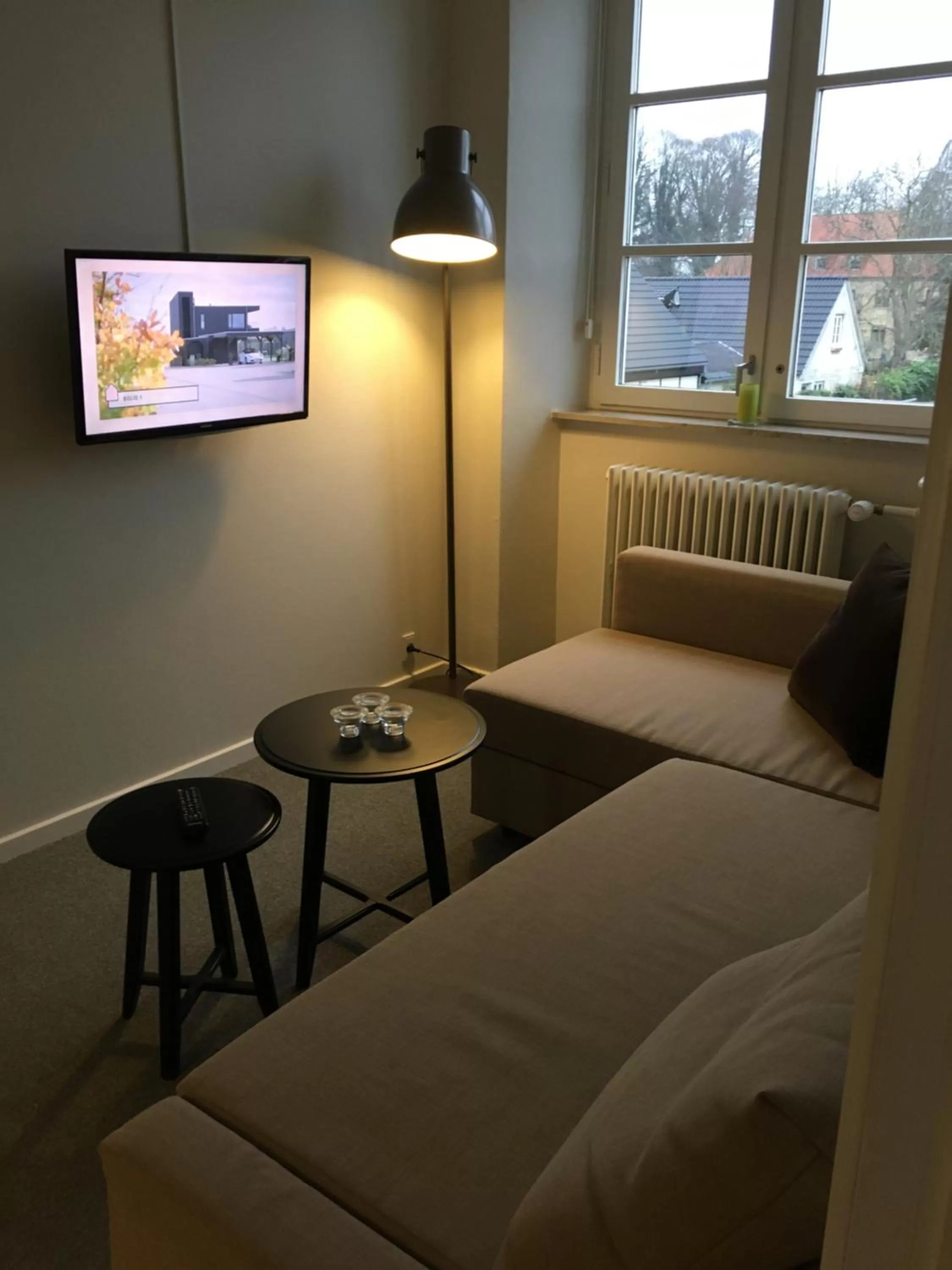 TV and multimedia, Seating Area in Hotel Residens Møen