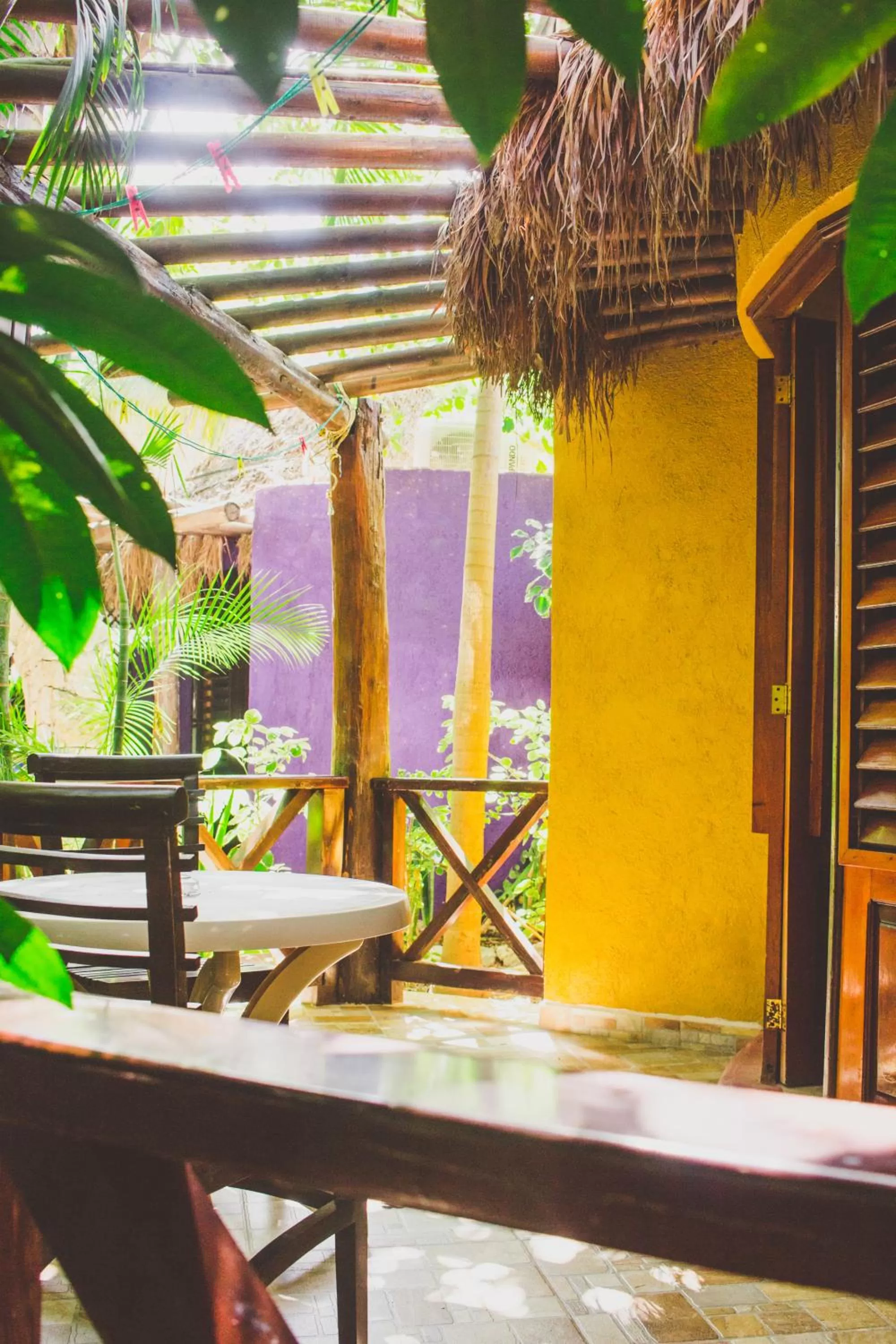 Balcony/Terrace in Cocos Cabañas Playa del Carmen Adults Only