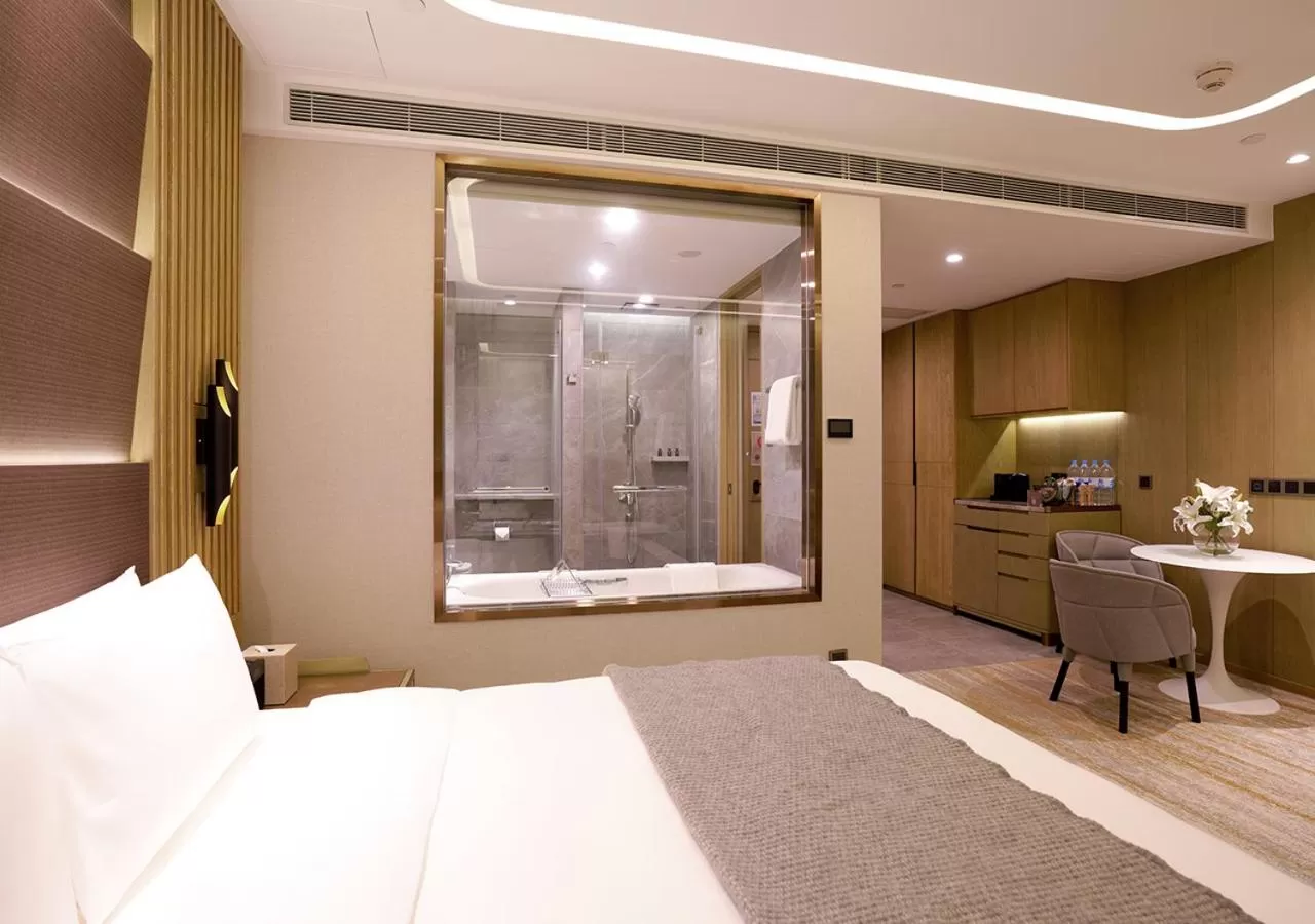 Bed in Oasis Aurum 181 Hotel