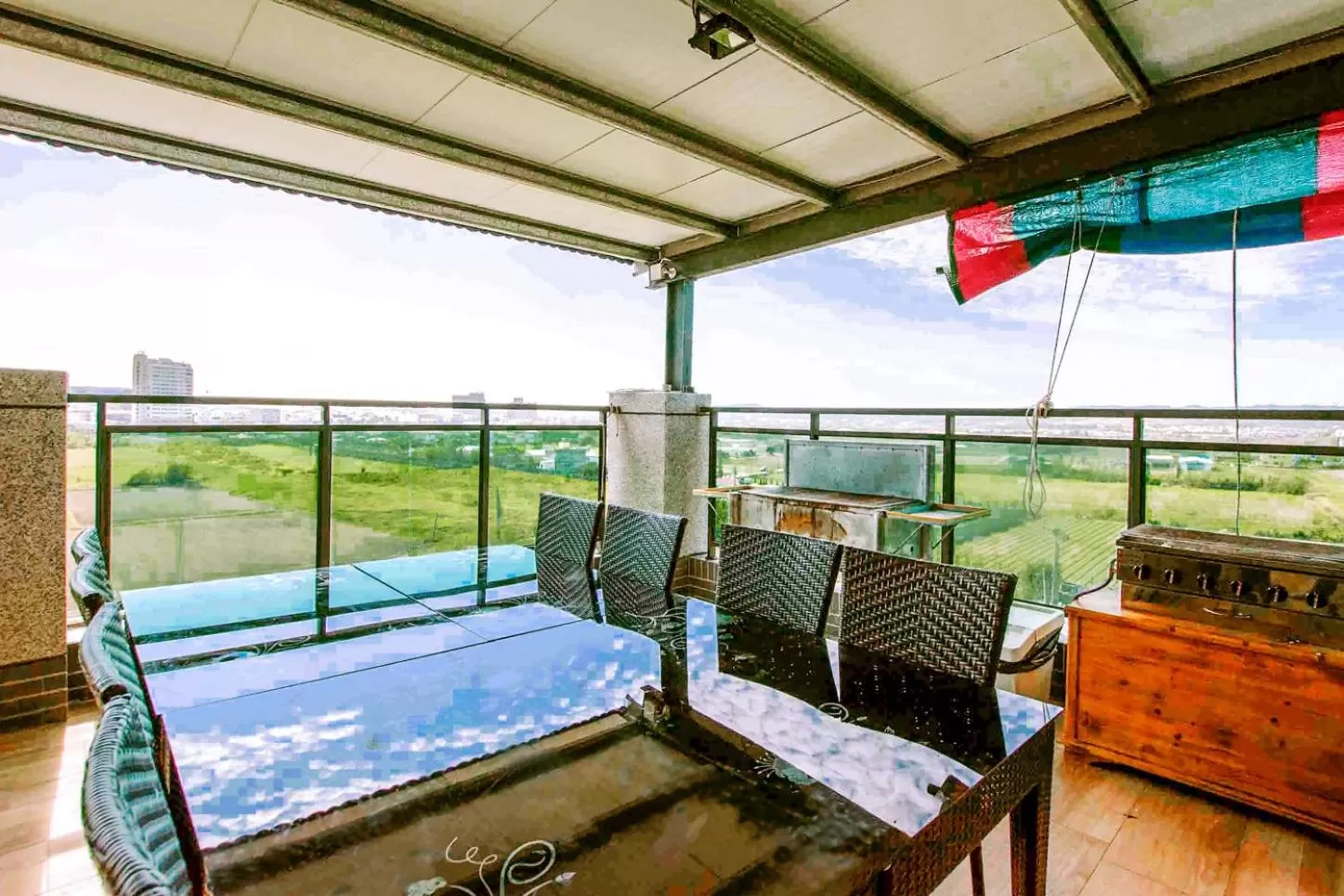 Pool view in Emilia Villa