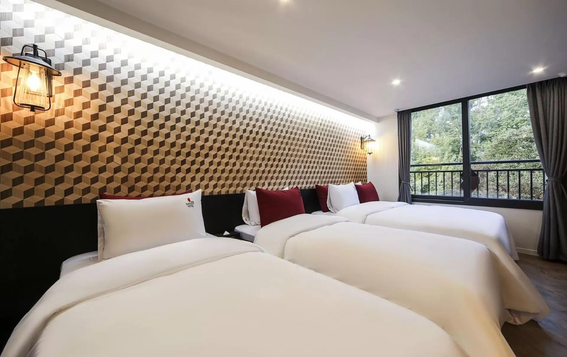 Bed in Maron Hotel Nampo