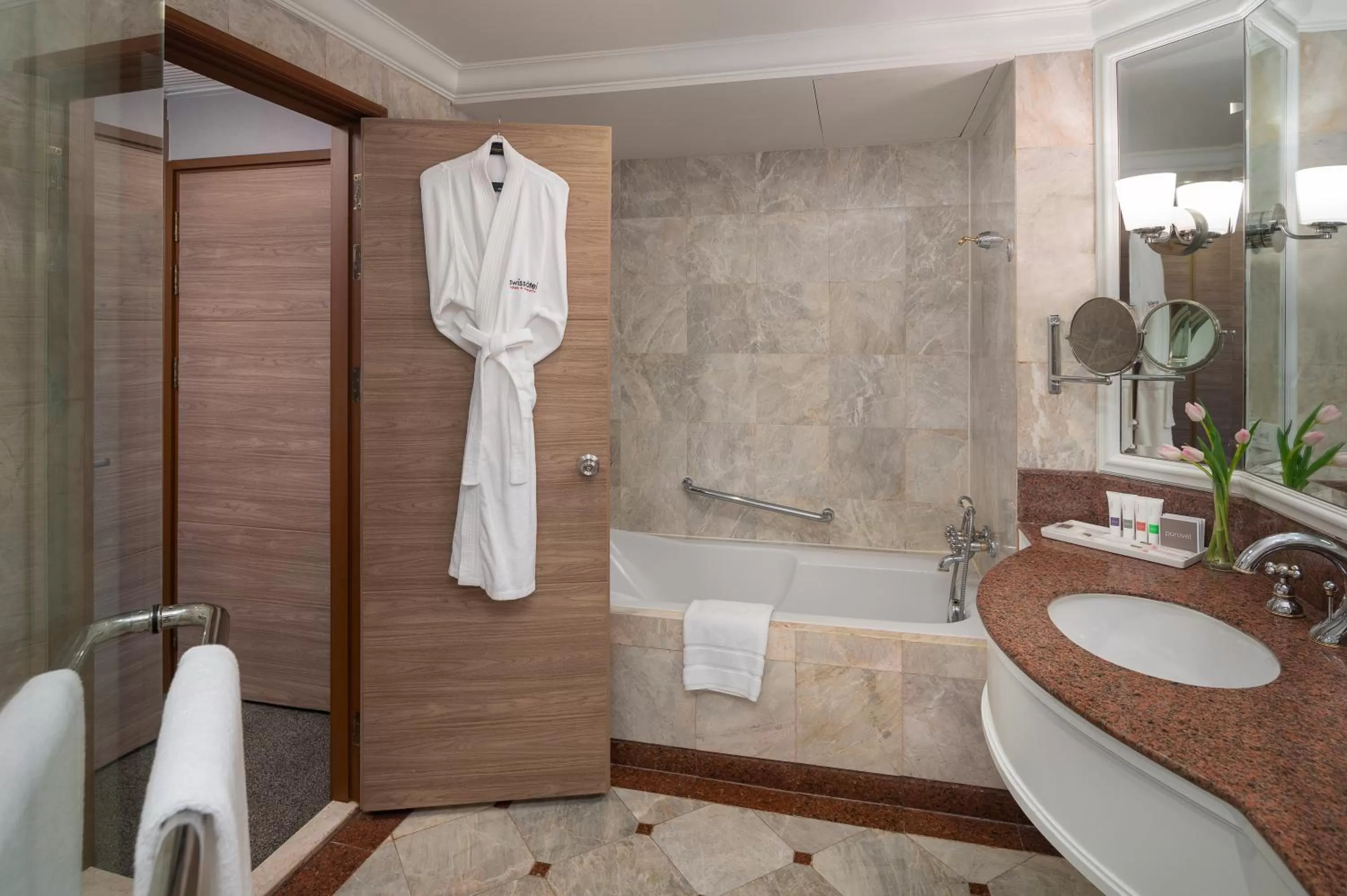 Bathroom in Swissotel Bangkok Ratchada
