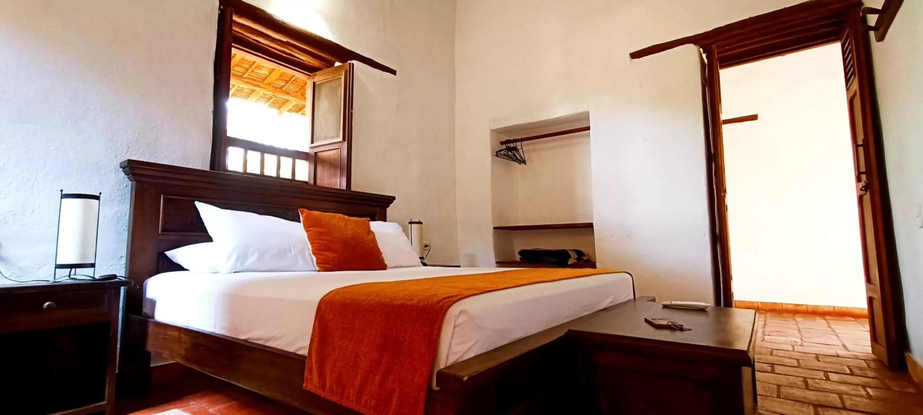 Bed in Hotel Finca Buenos Aires Barichara