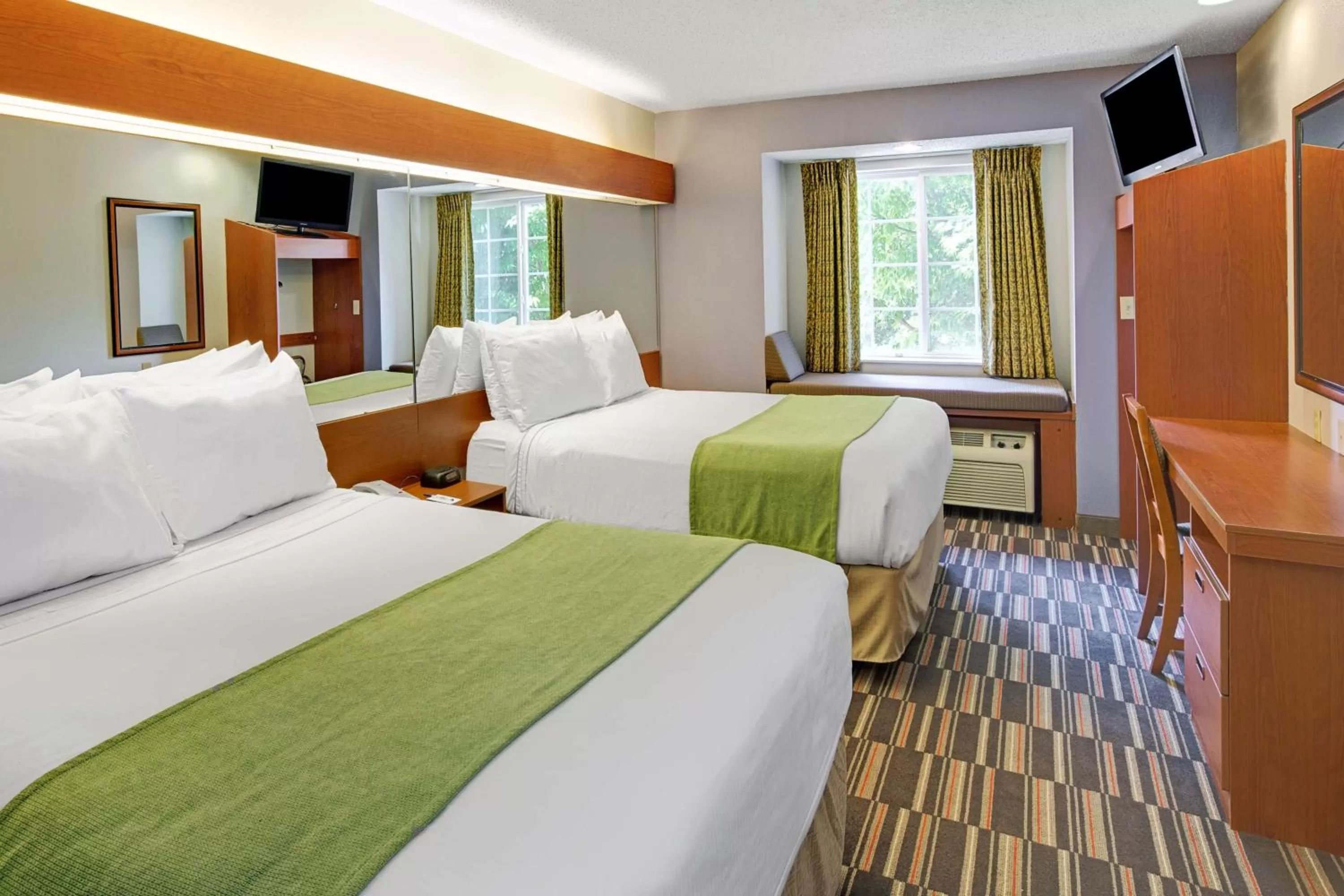Queen Room with Two Queen Beds - Disability Access/Non-Smoking in Microtel Inn & Suites by Wyndham Cherokee
