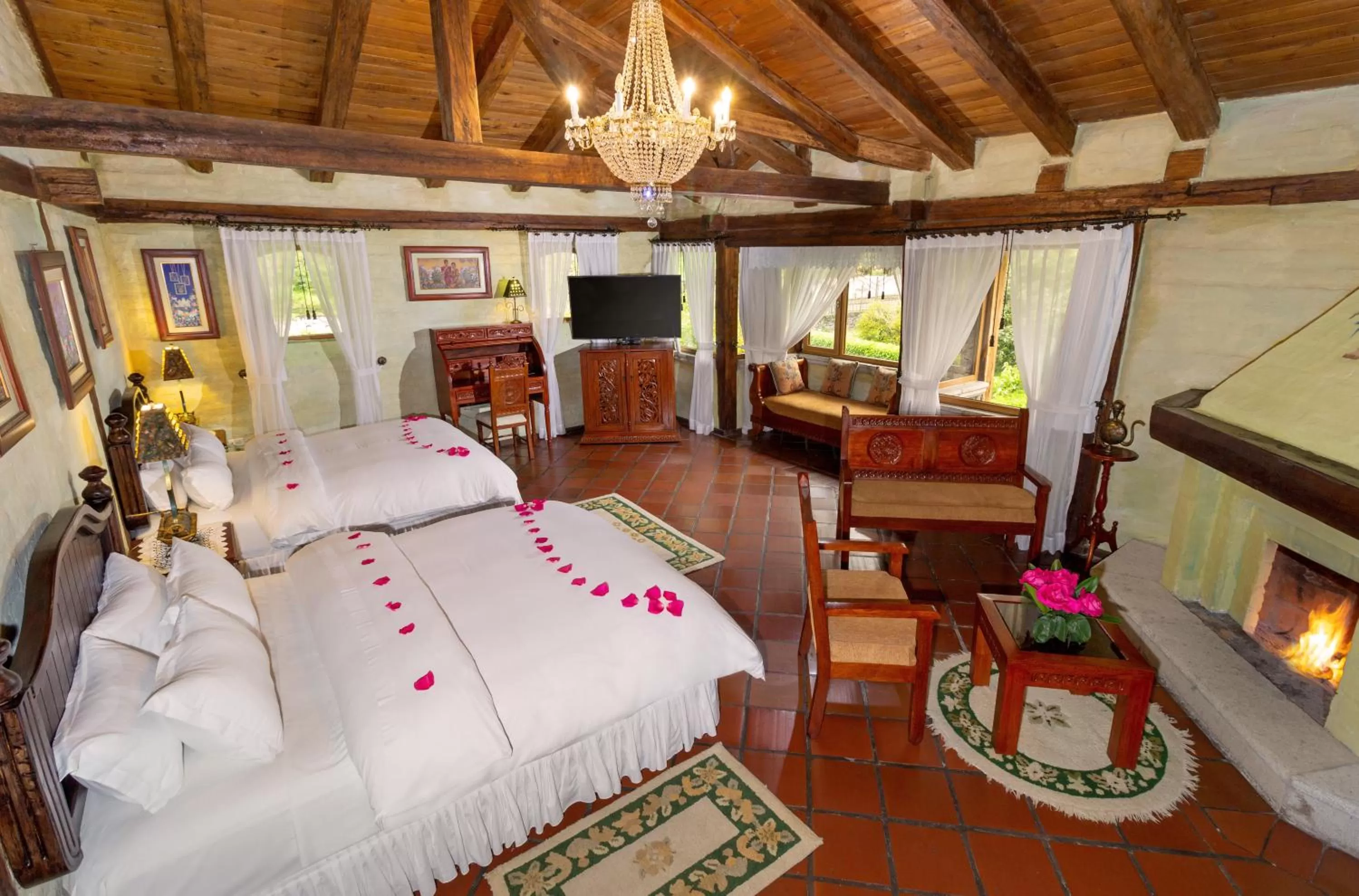 Photo of the whole room, Bed in Samari Spa Resort