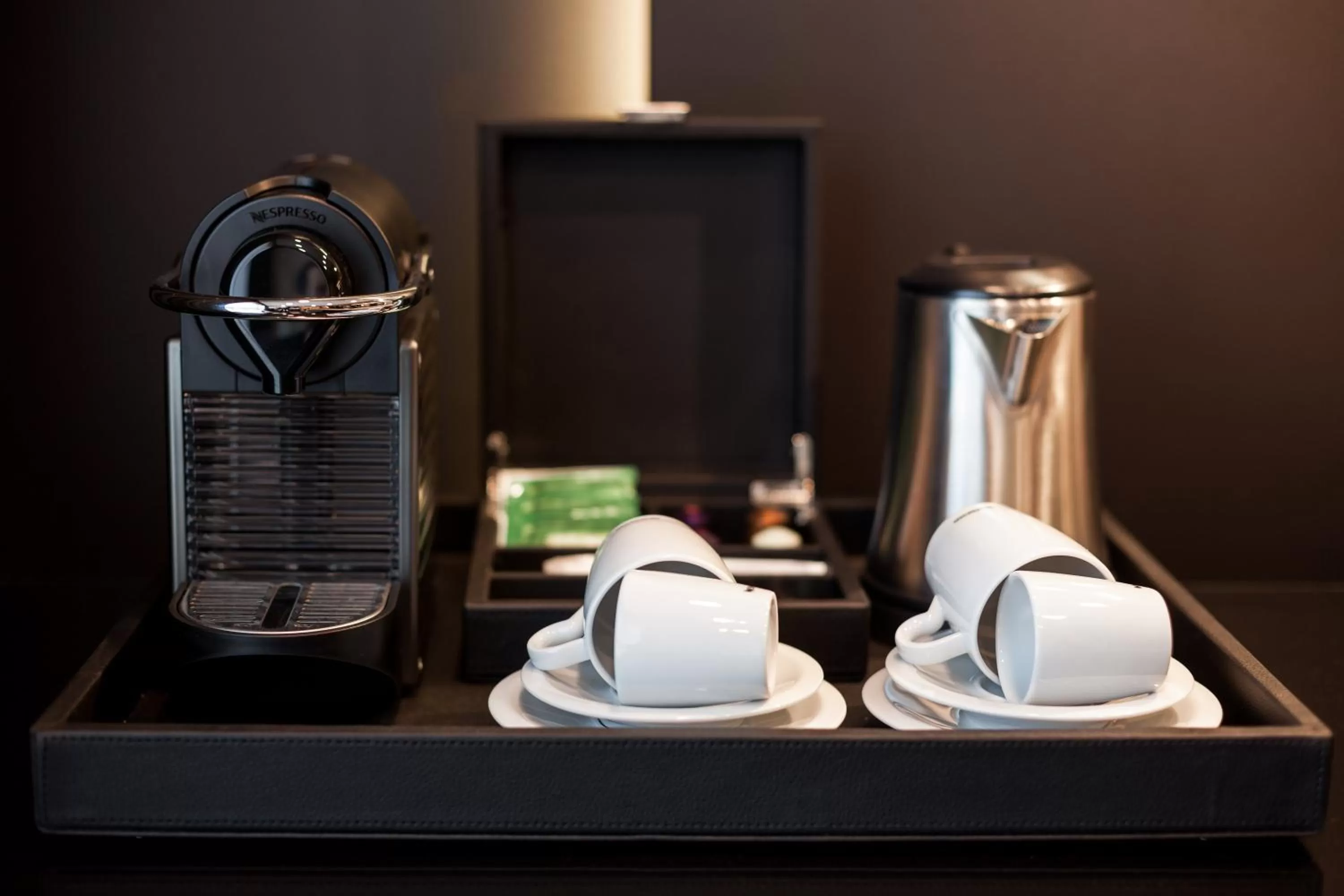 Coffee/tea facilities in Hotel Platinia