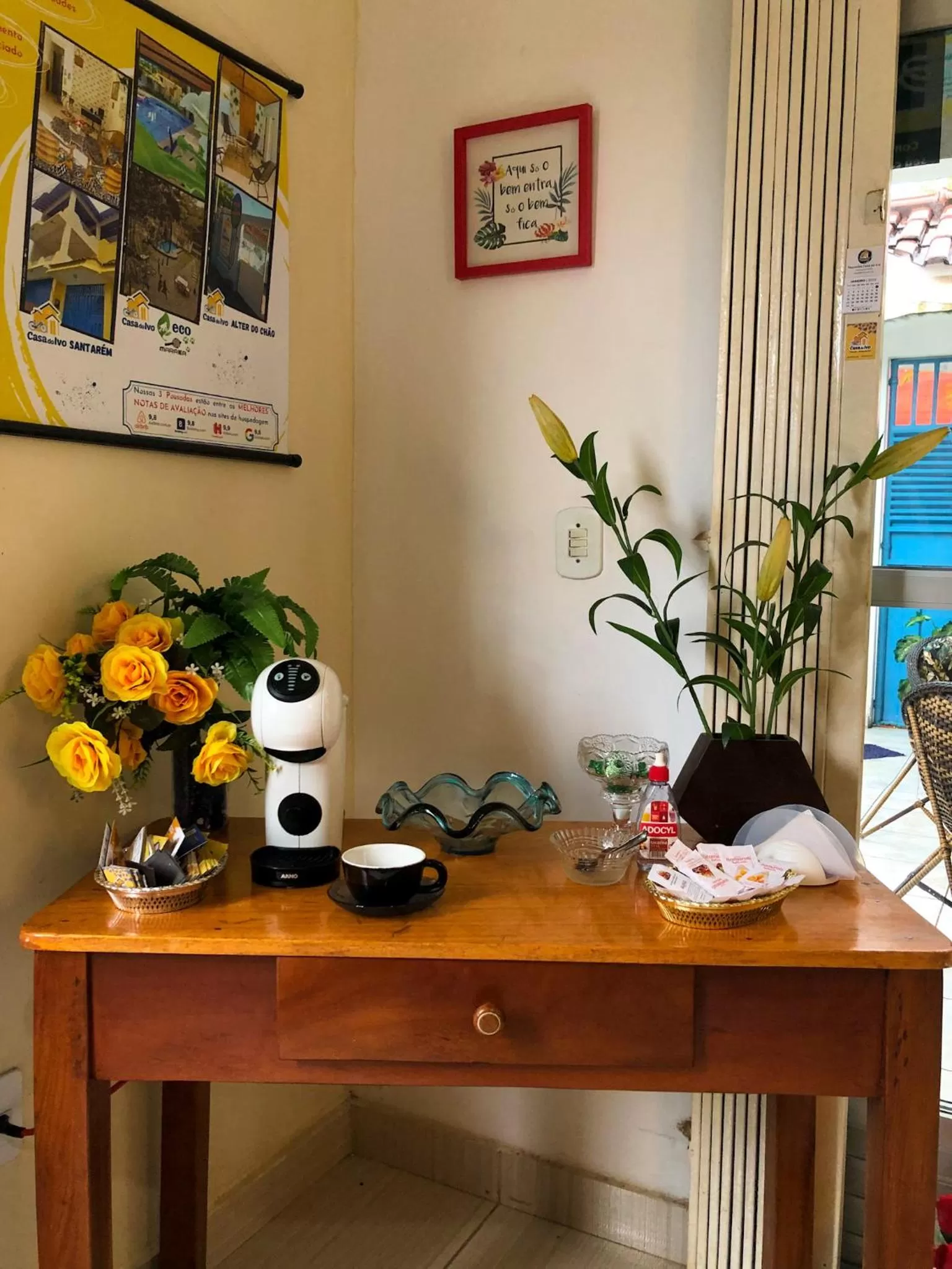 Coffee/tea facilities in Pousada Casa do Ivo Santarém