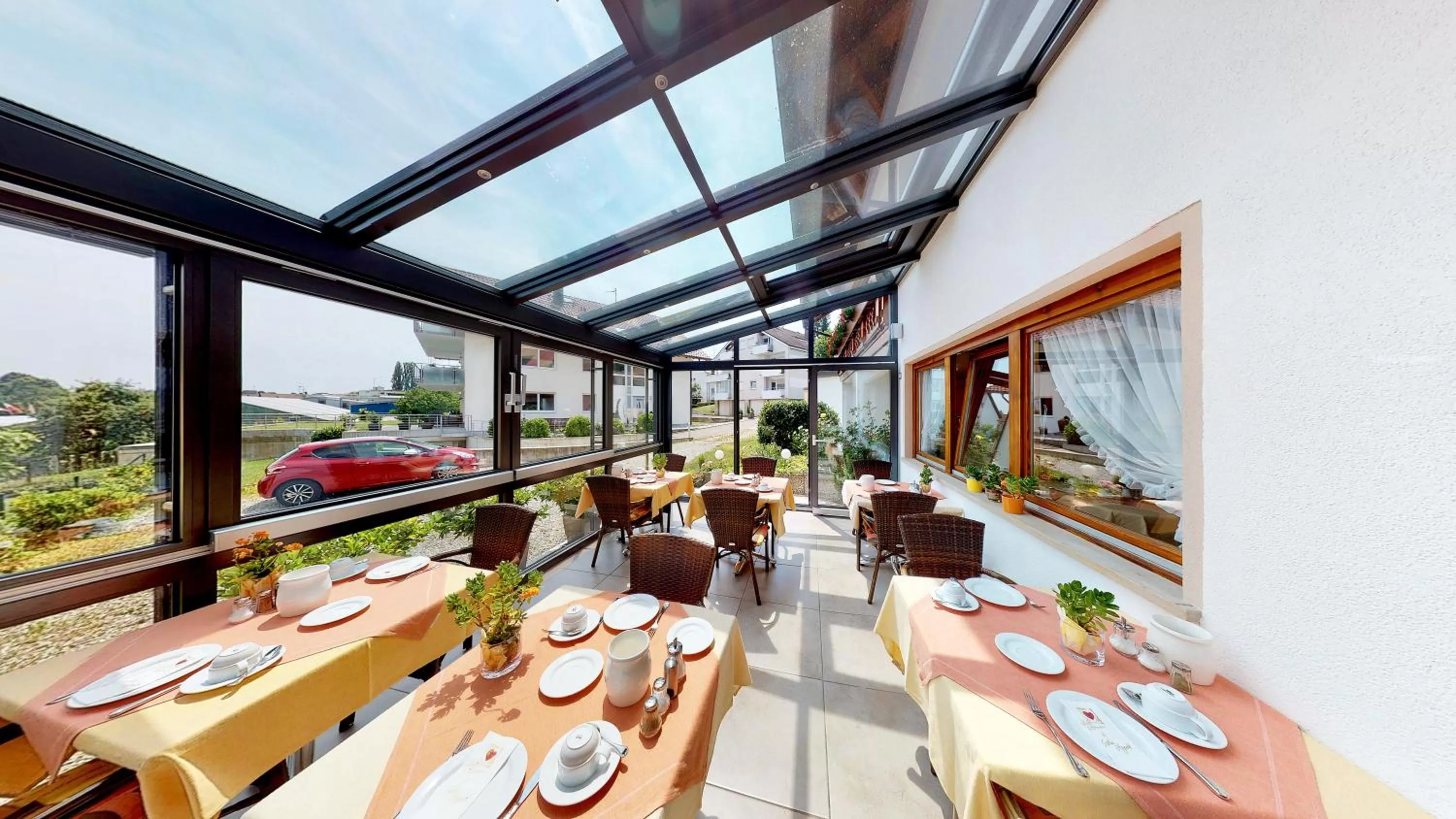 Dining area in Hotel Haus Seehang
