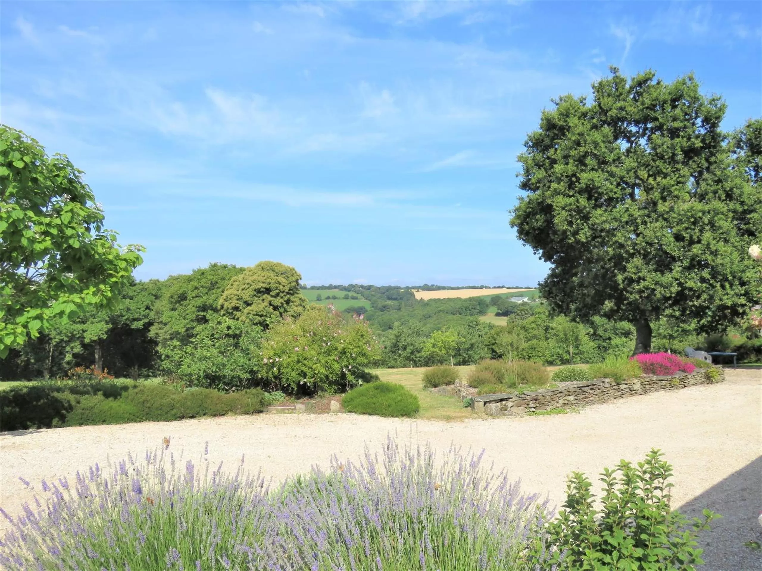 Natural landscape in Chambres d'hôtes, Zimmer, Domaine de Kervennec