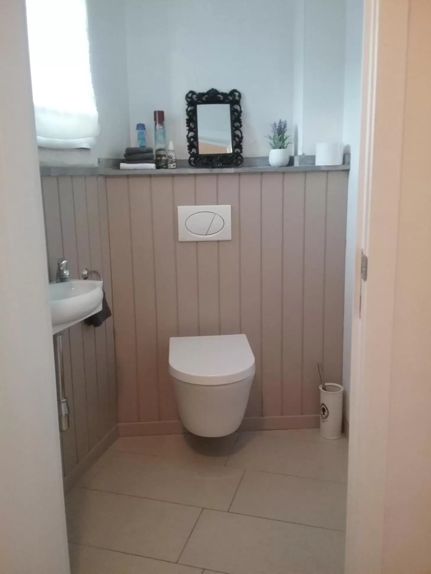 Toilet in B&B 't Hemelbedje