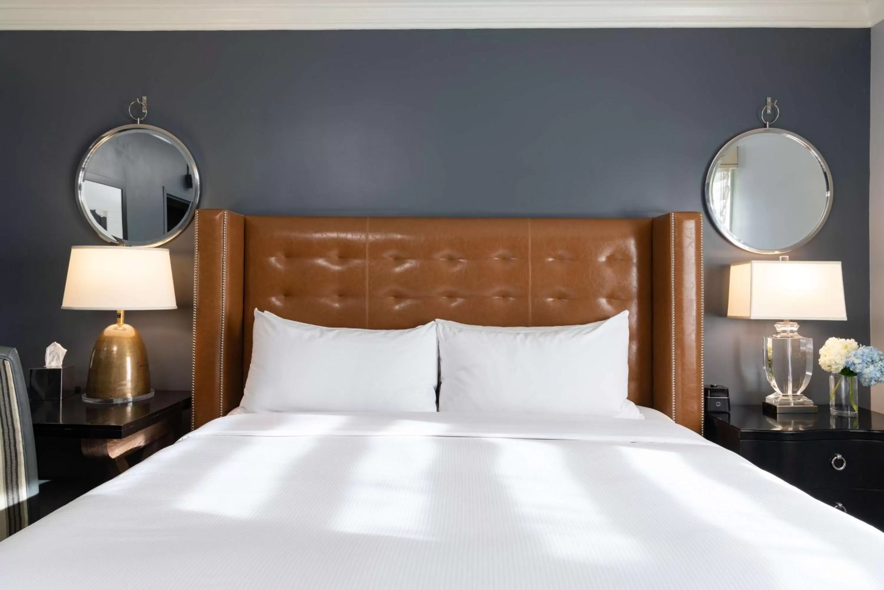 Bed in The Campbell House Lexington, Curio Collection by Hilton