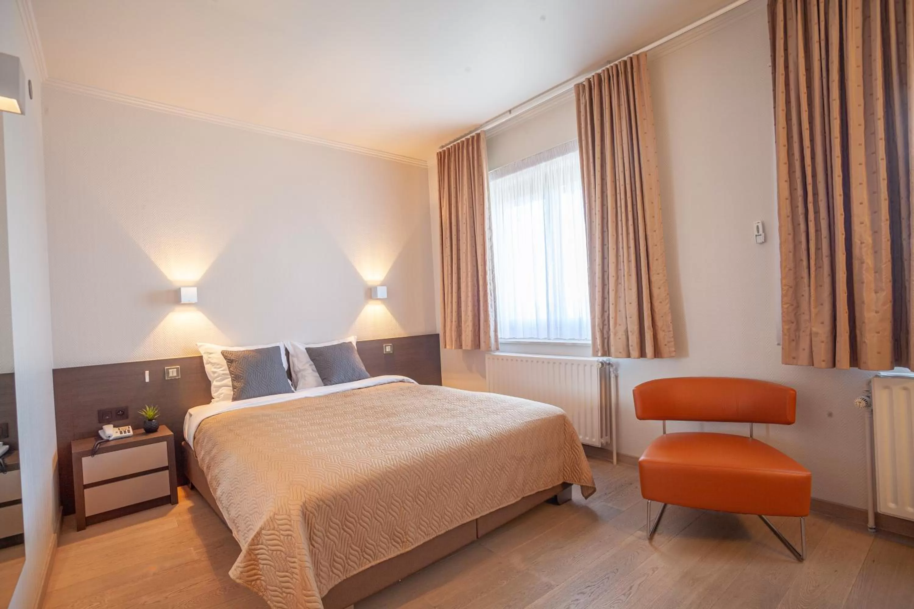 Bed in Hotel Monaco Zeebrugge Beach by Rikas Hotels