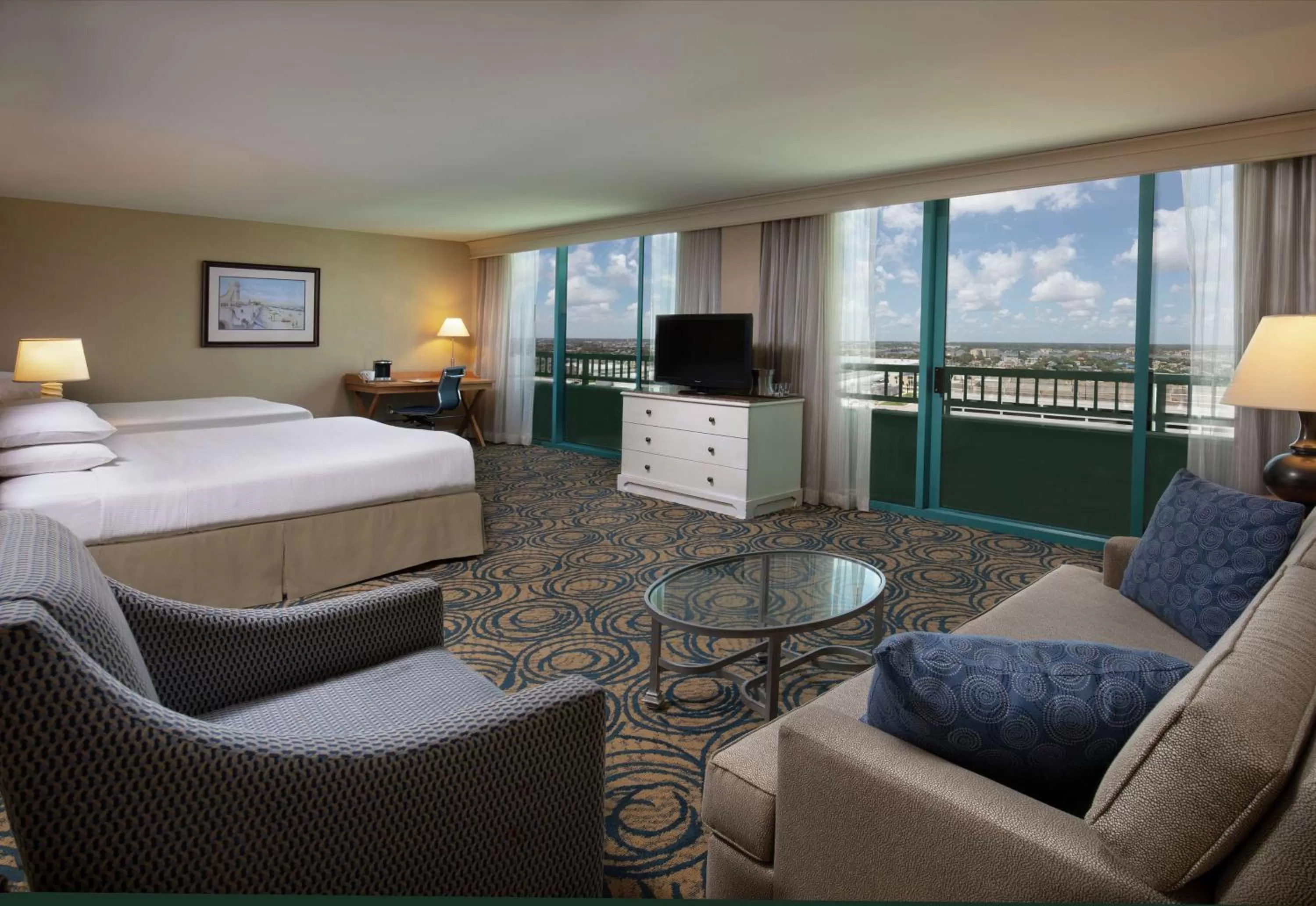 Bedroom, Bed in Hilton Daytona Beach Resort