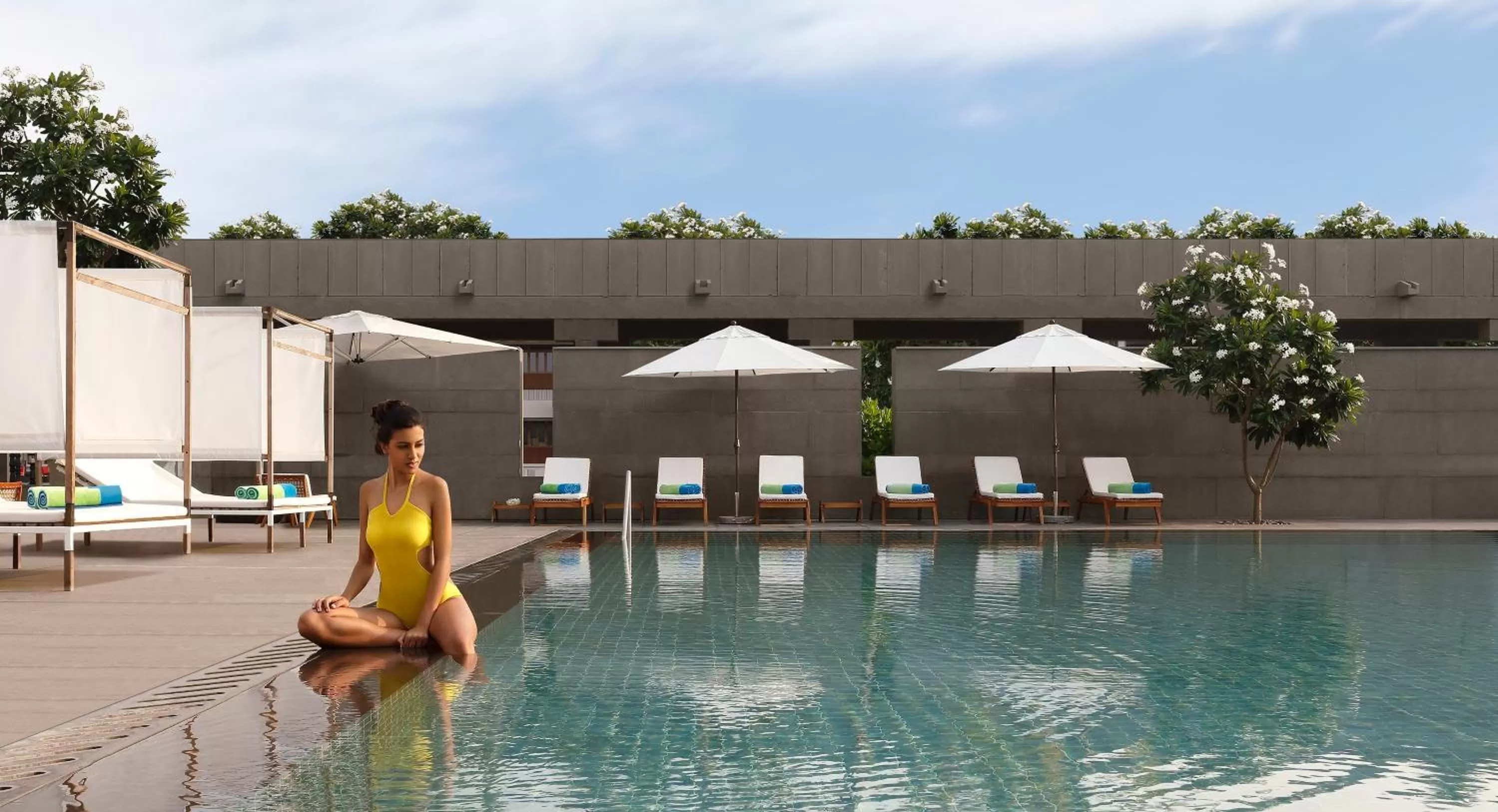 Swimming pool in InterContinental Chennai Mahabalipuram Resort by IHG