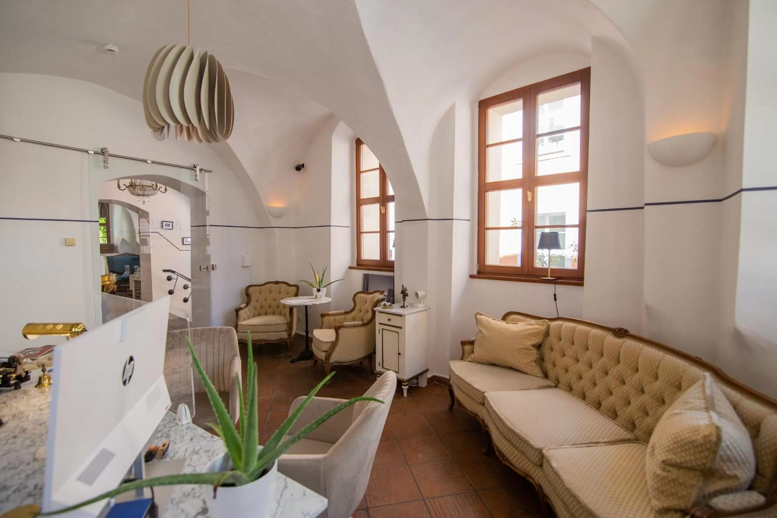 Lobby or reception in ApartOne Altstadt-Hotel