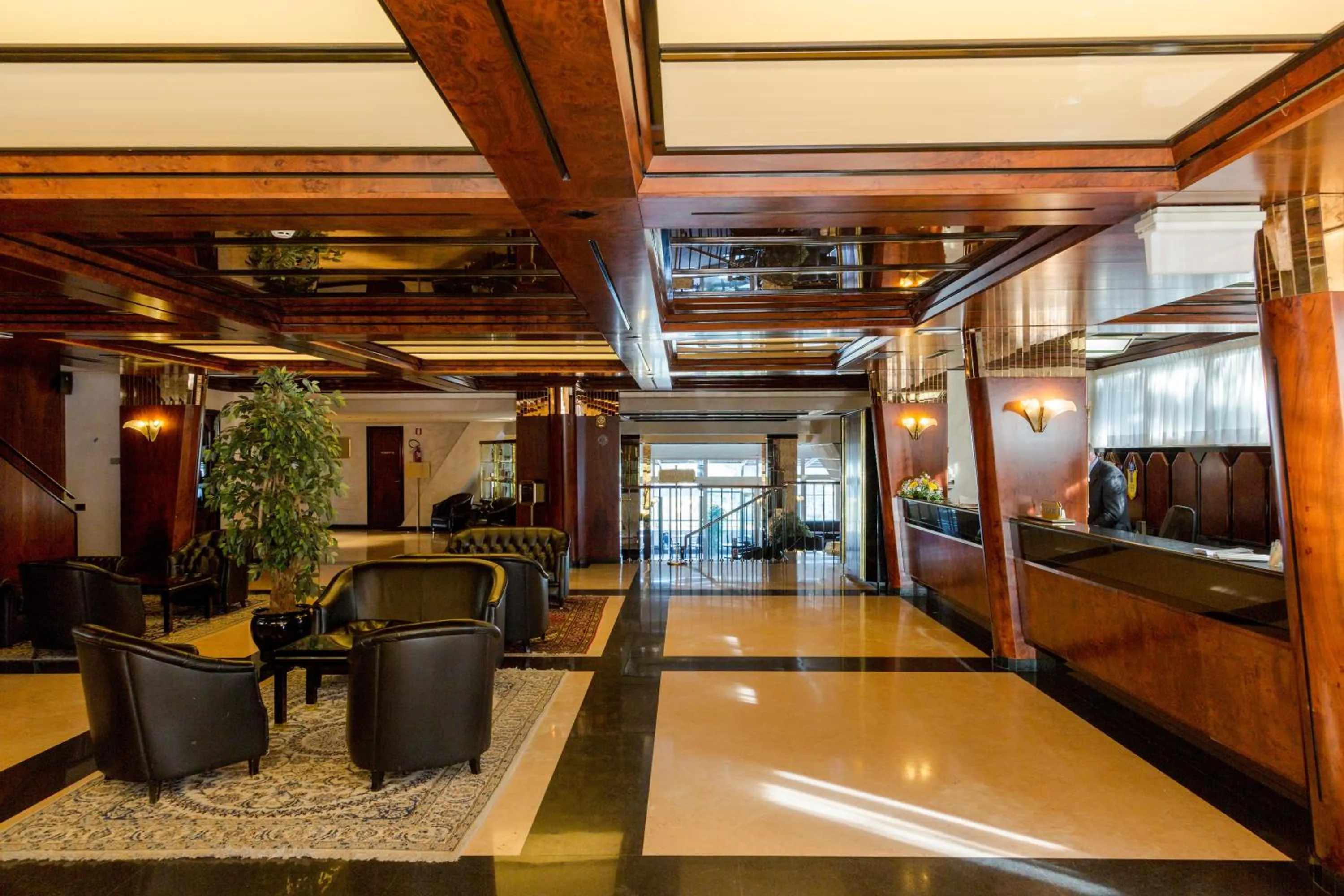 Lobby or reception in Grande Albergo Potenza