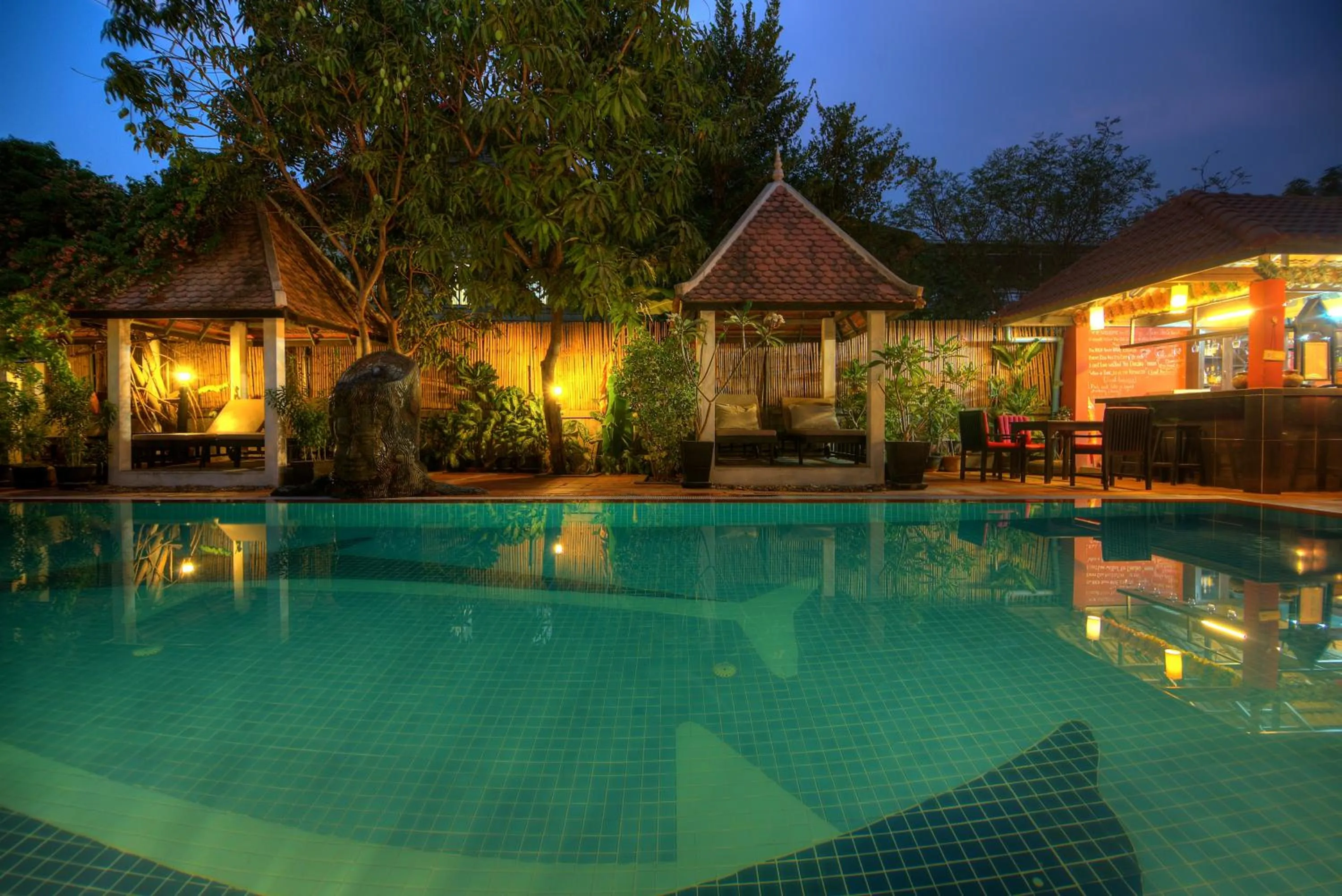 Pool view in Sonalong Boutique Village & Resort