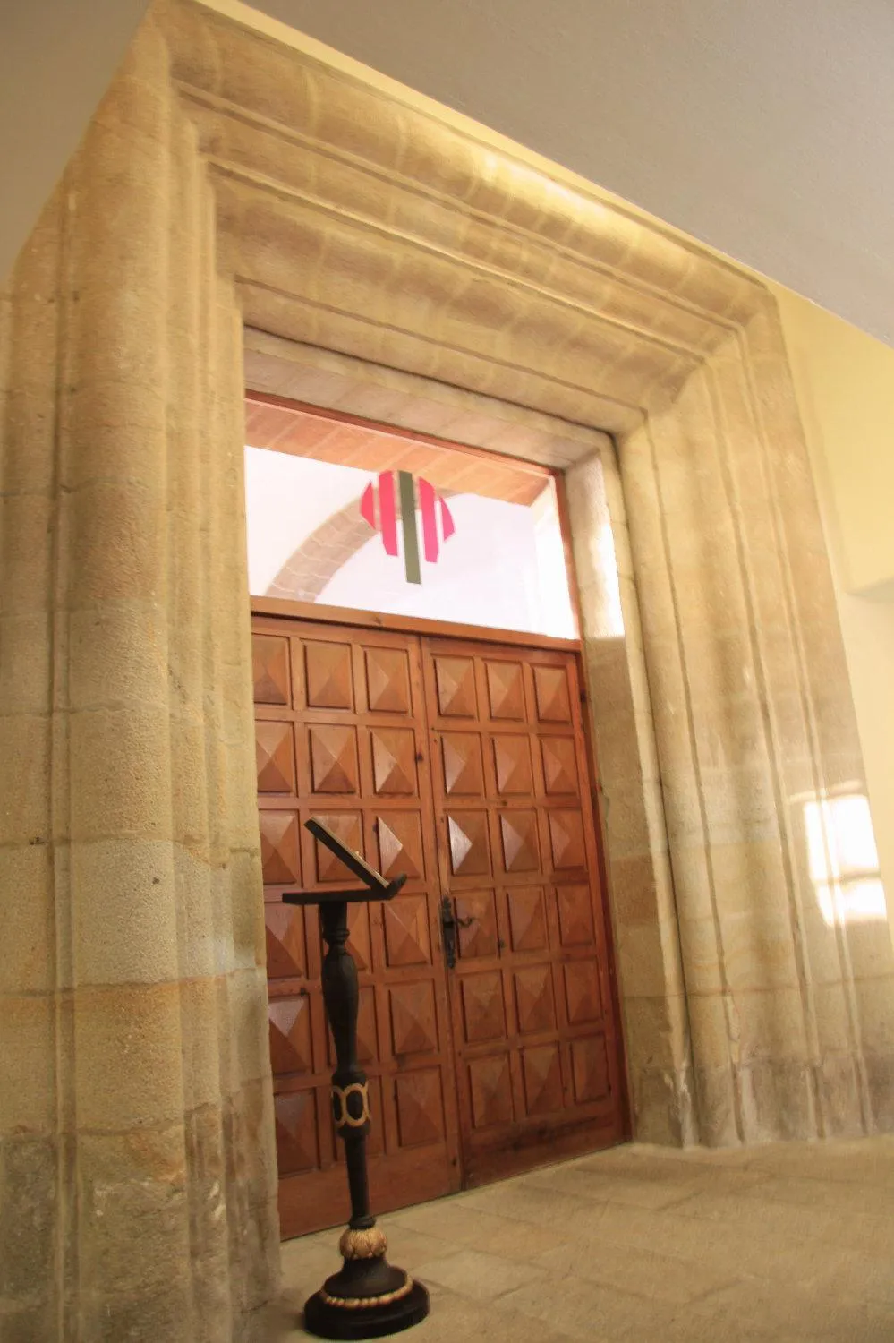 Decorative detail in Hospedería San Martín Pinario