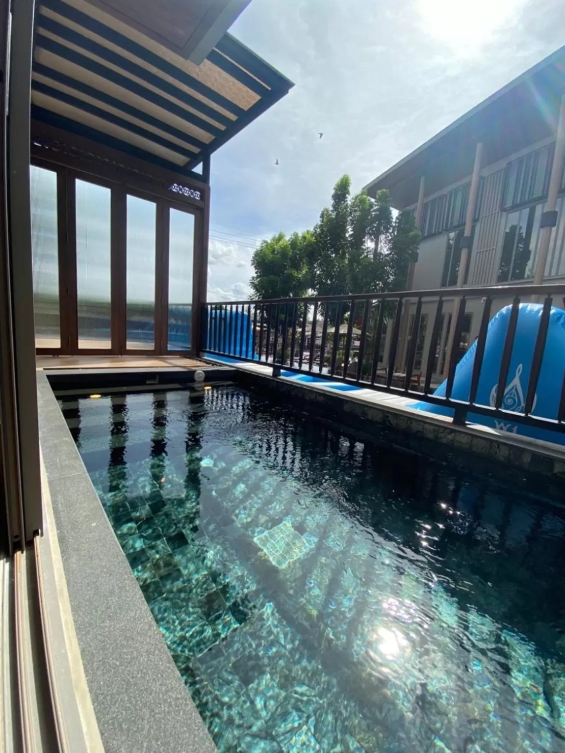 Swimming pool in W1Bangkoknoi Hotel